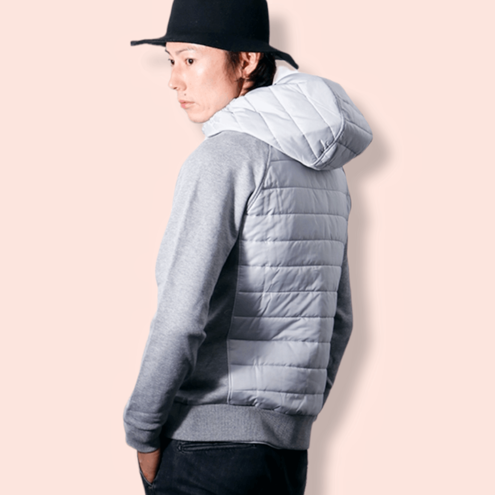 Japanese Brand JUN HASHIMOTO BACK DOWN FULL ZIP PARKER HOODIE Size US M / EU 48-50 / 2 - 16 Thumbnail