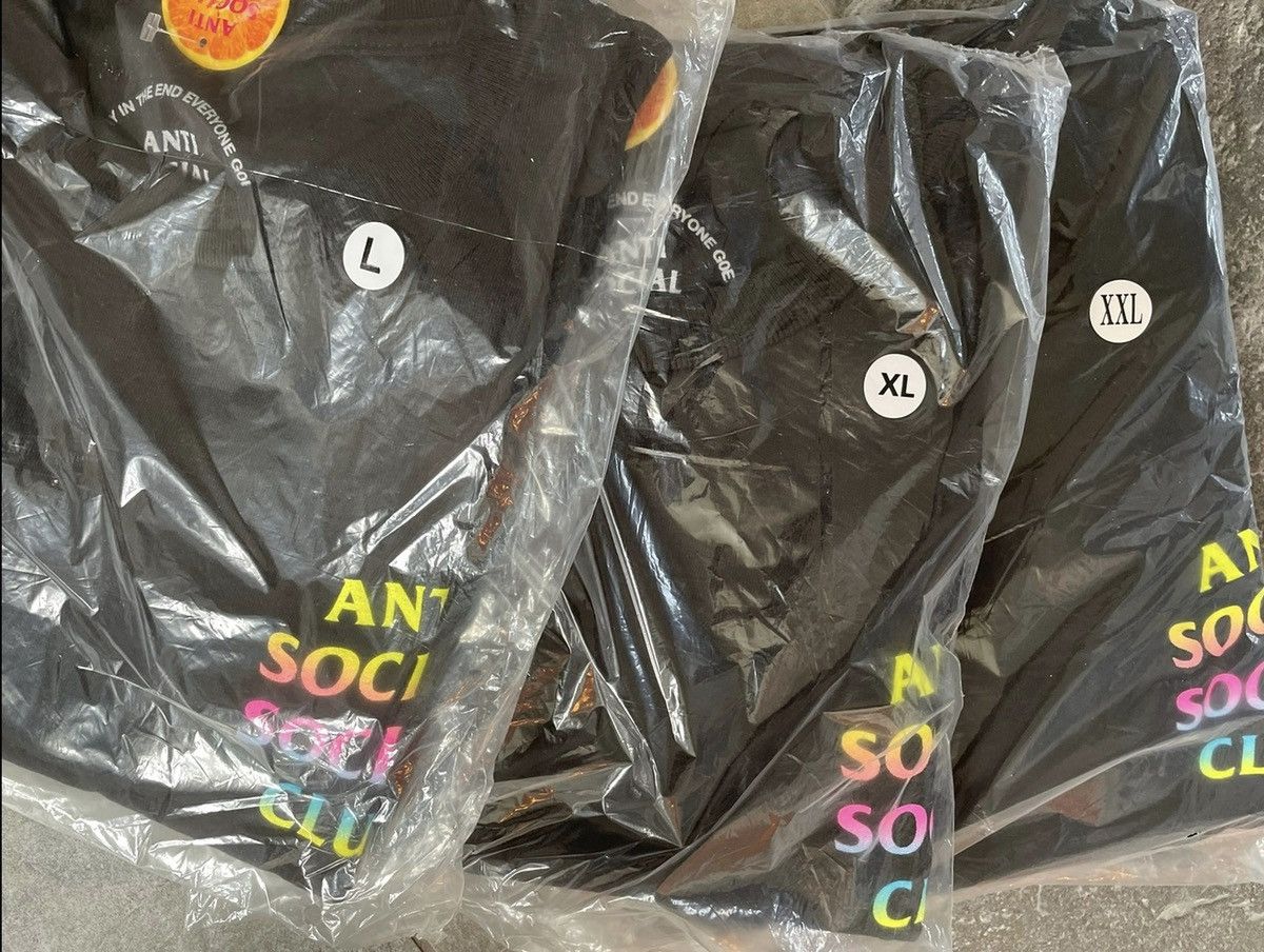 Anti Social Social Club X-Large 'Three Evils Black' - NEW 2022 Anti Social Club Tee Size US XL / EU 56 / 4 - 1 Thumbnail