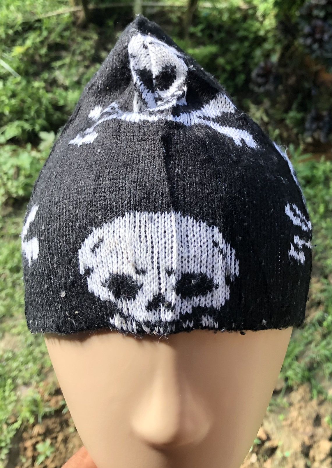 Japanese Brand × Vintage Beanie skulls x full print x Japanese brand Size ONE SIZE - 5 Thumbnail