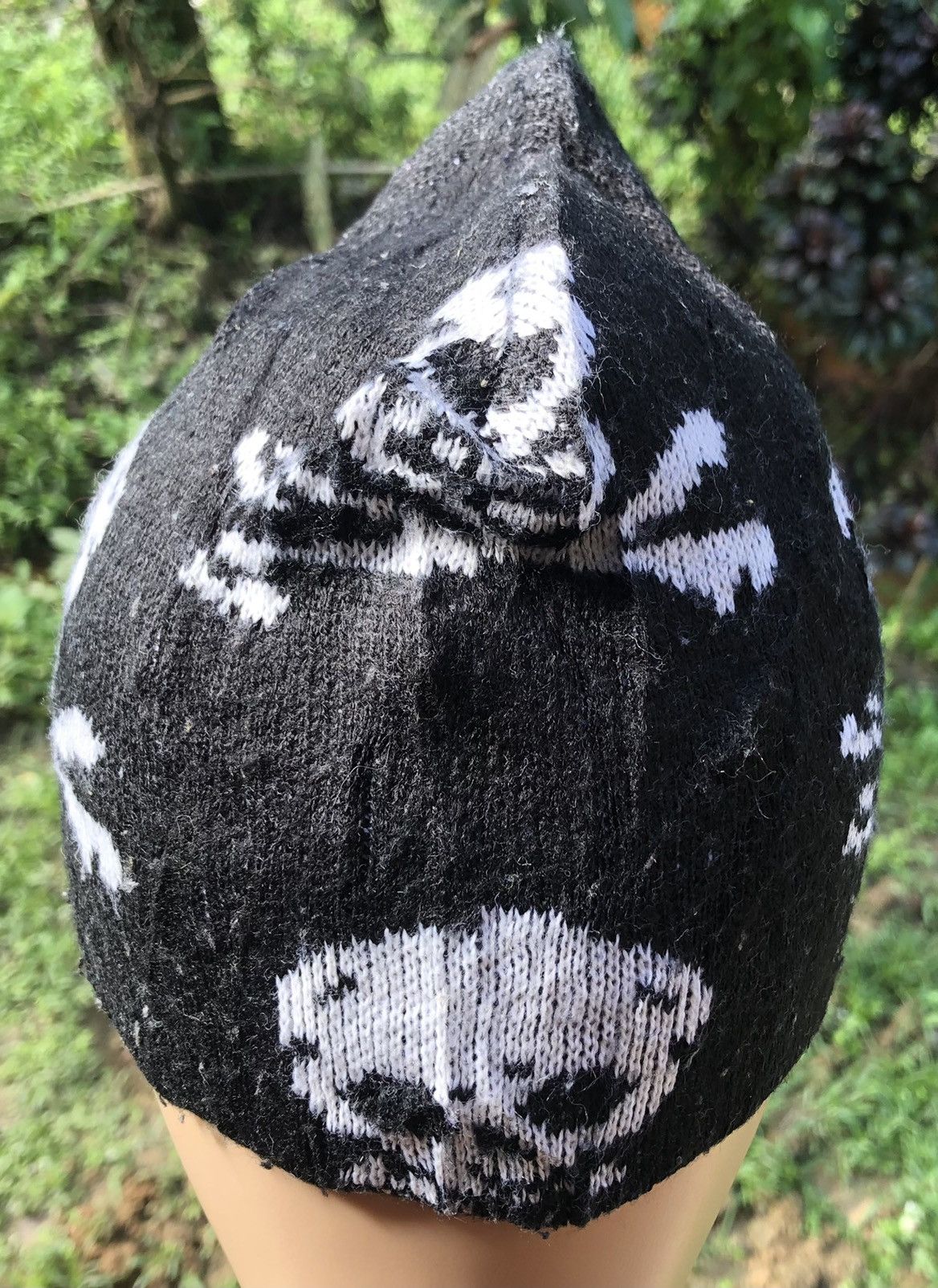 Japanese Brand × Vintage Beanie skulls x full print x Japanese brand Size ONE SIZE - 3 Thumbnail