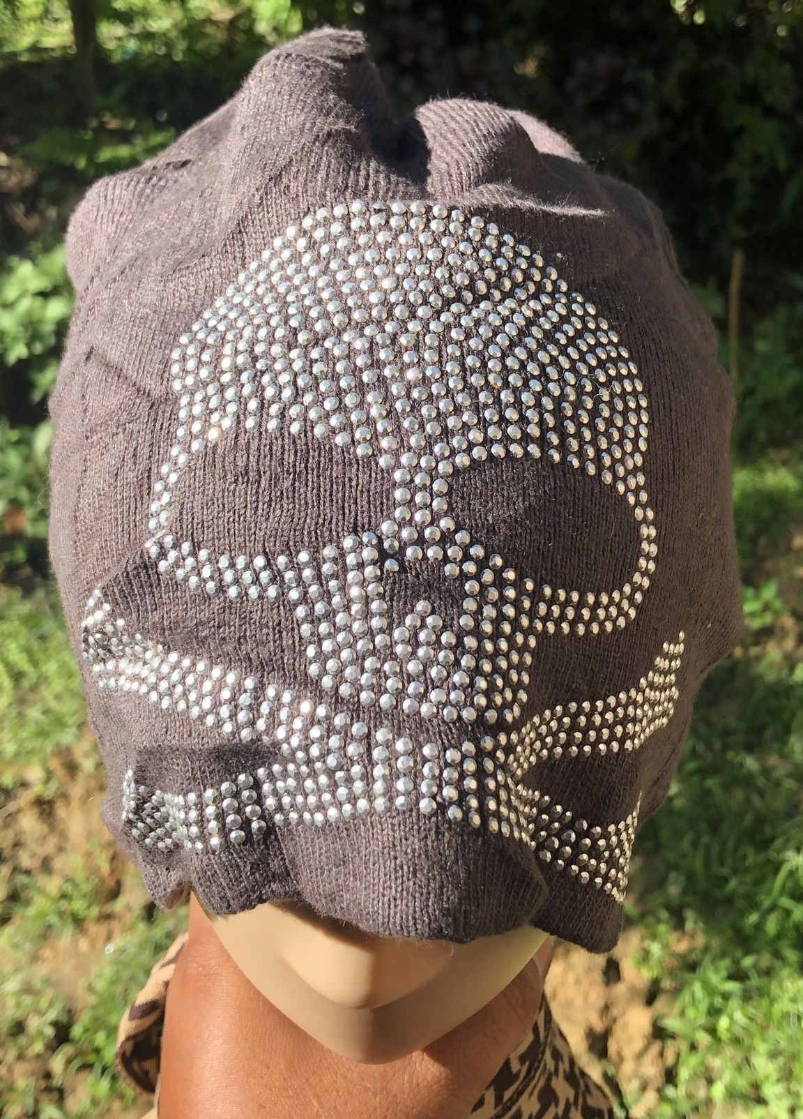Japanese Brand Skull beanie x big logo x streetwear Size ONE SIZE - 2 Thumbnail
