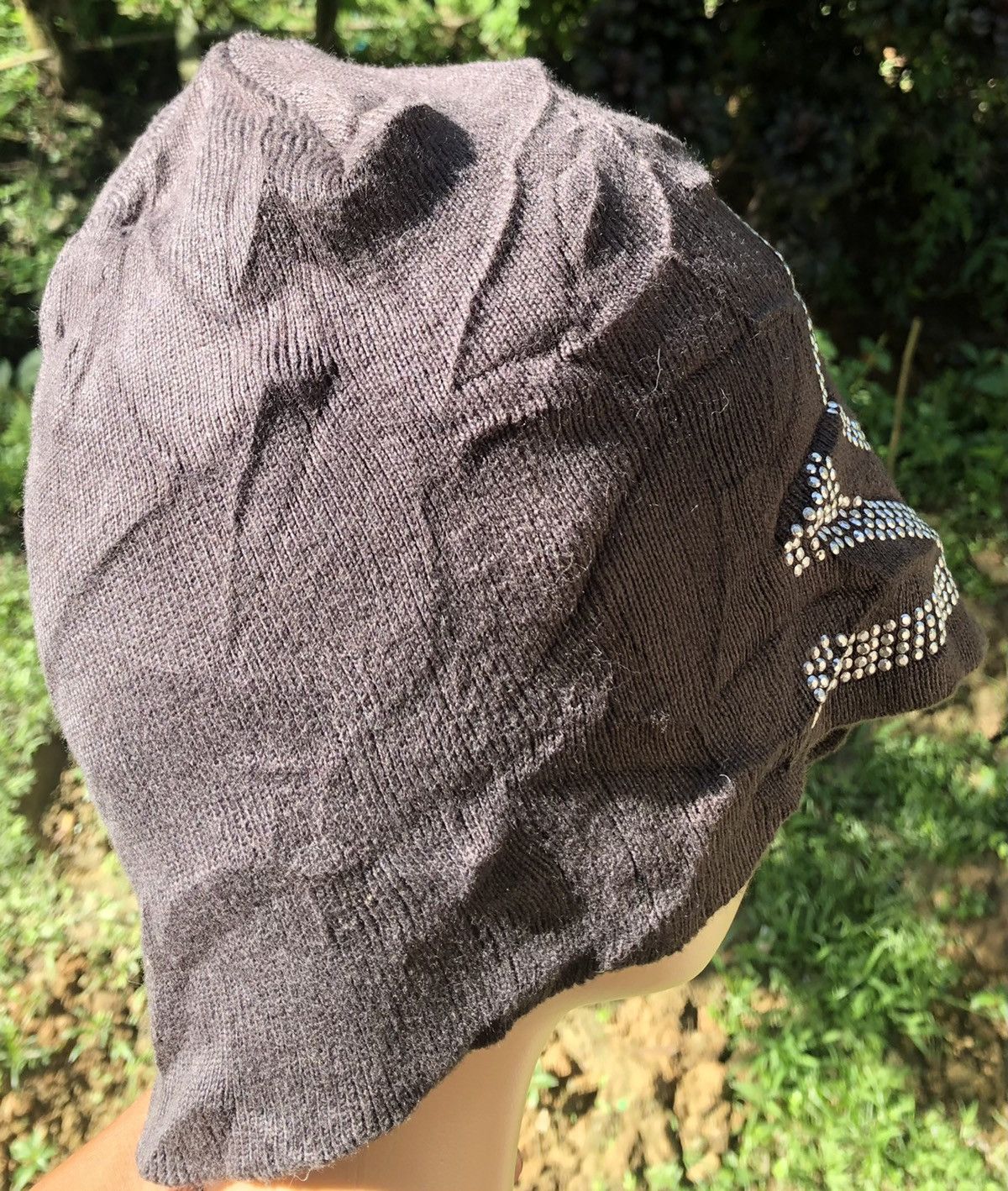 Japanese Brand Skull beanie x big logo x streetwear Size ONE SIZE - 5 Thumbnail