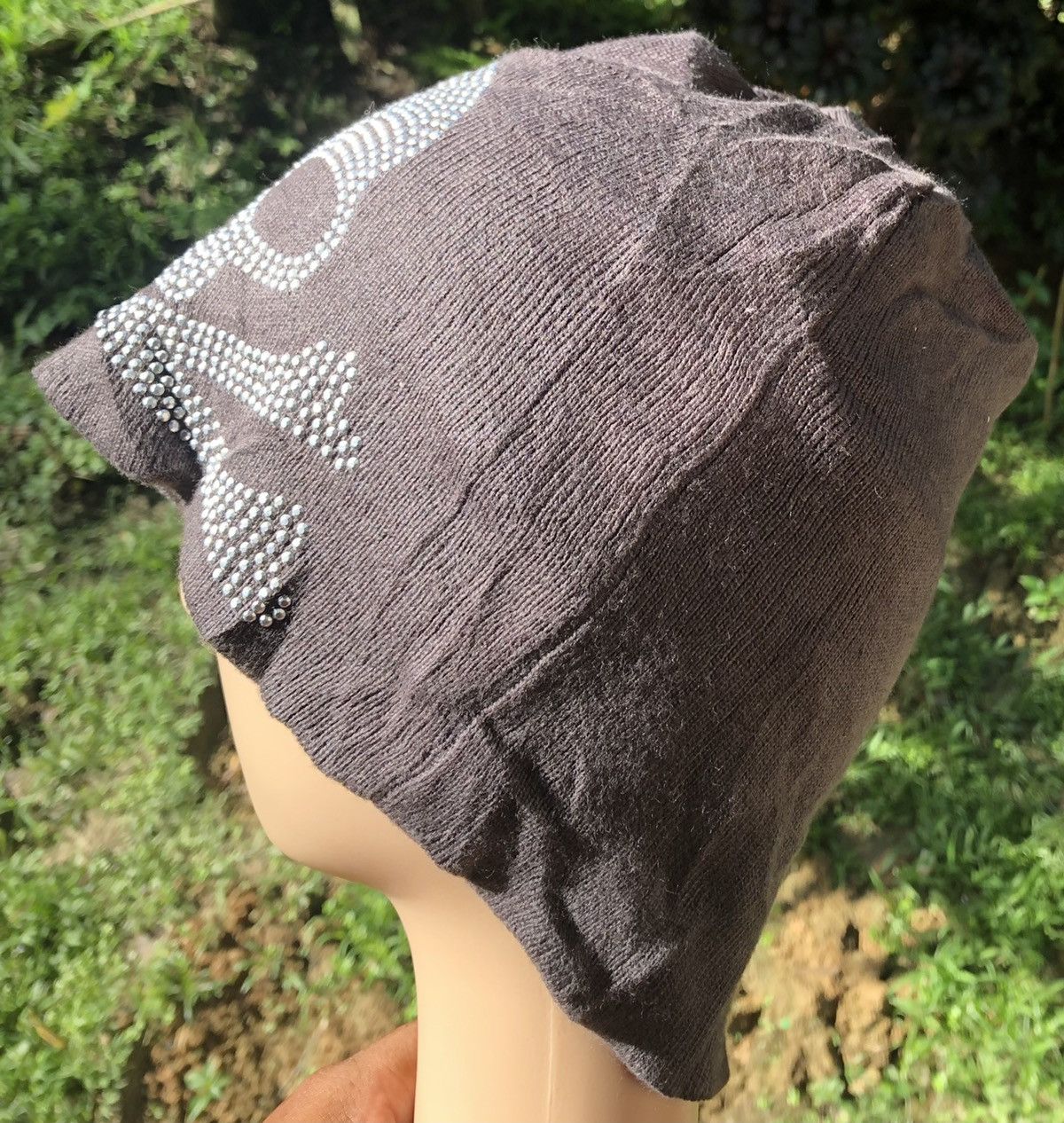 Japanese Brand Skull beanie x big logo x streetwear Size ONE SIZE - 3 Thumbnail