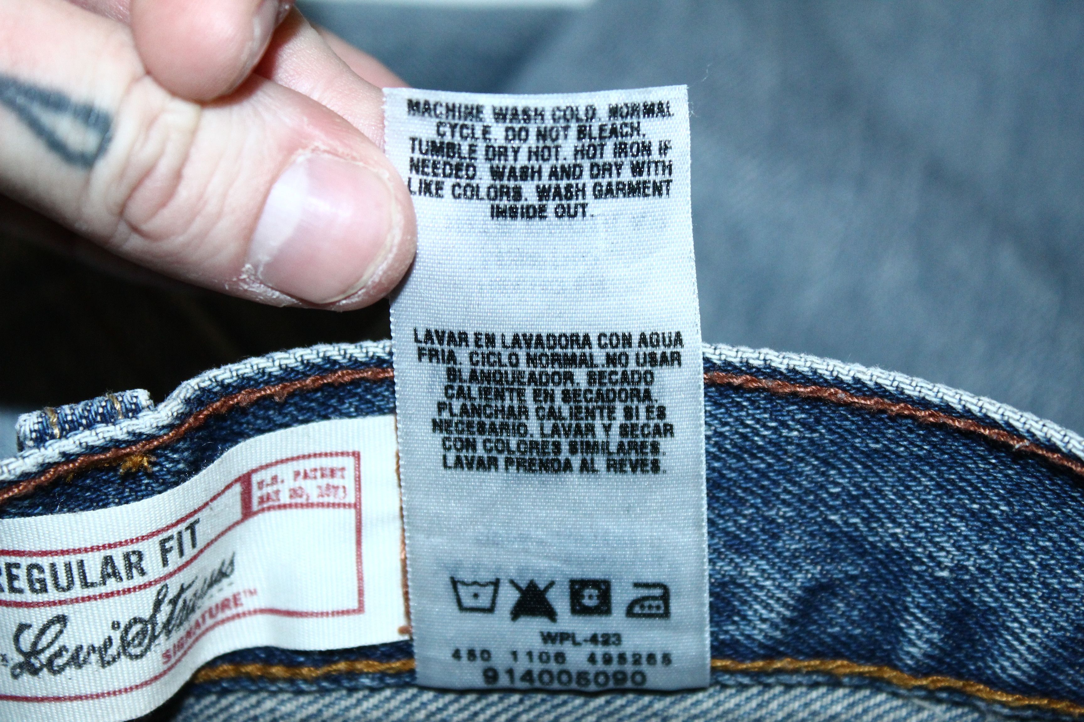 Levi's 🔥 VTG 🔥 Levi's Signature Dirty Stonewash Faded Jeans Size US 30 / EU 46 - 6 Thumbnail