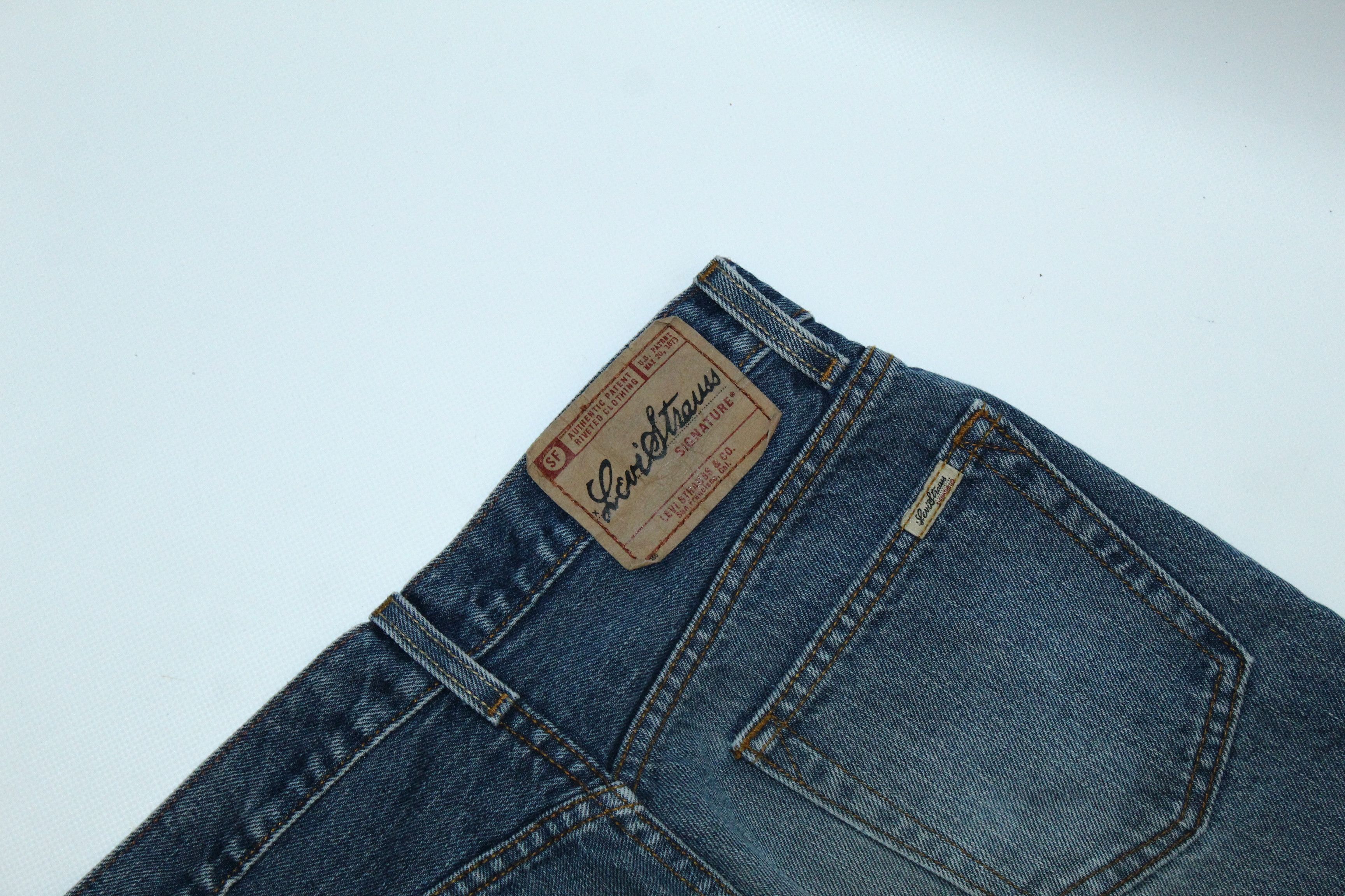 Levi's 🔥 VTG 🔥 Levi's Signature Dirty Stonewash Faded Jeans Size US 30 / EU 46 - 9 Thumbnail