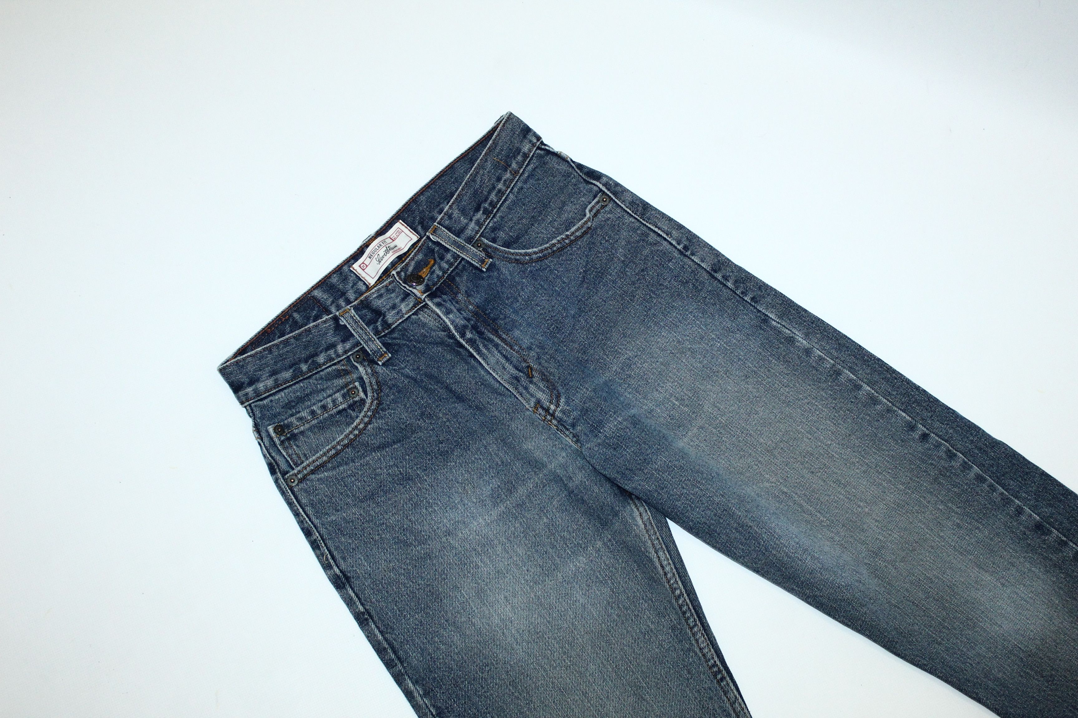 Levi's 🔥 VTG 🔥 Levi's Signature Dirty Stonewash Faded Jeans Size US 30 / EU 46 - 3 Thumbnail