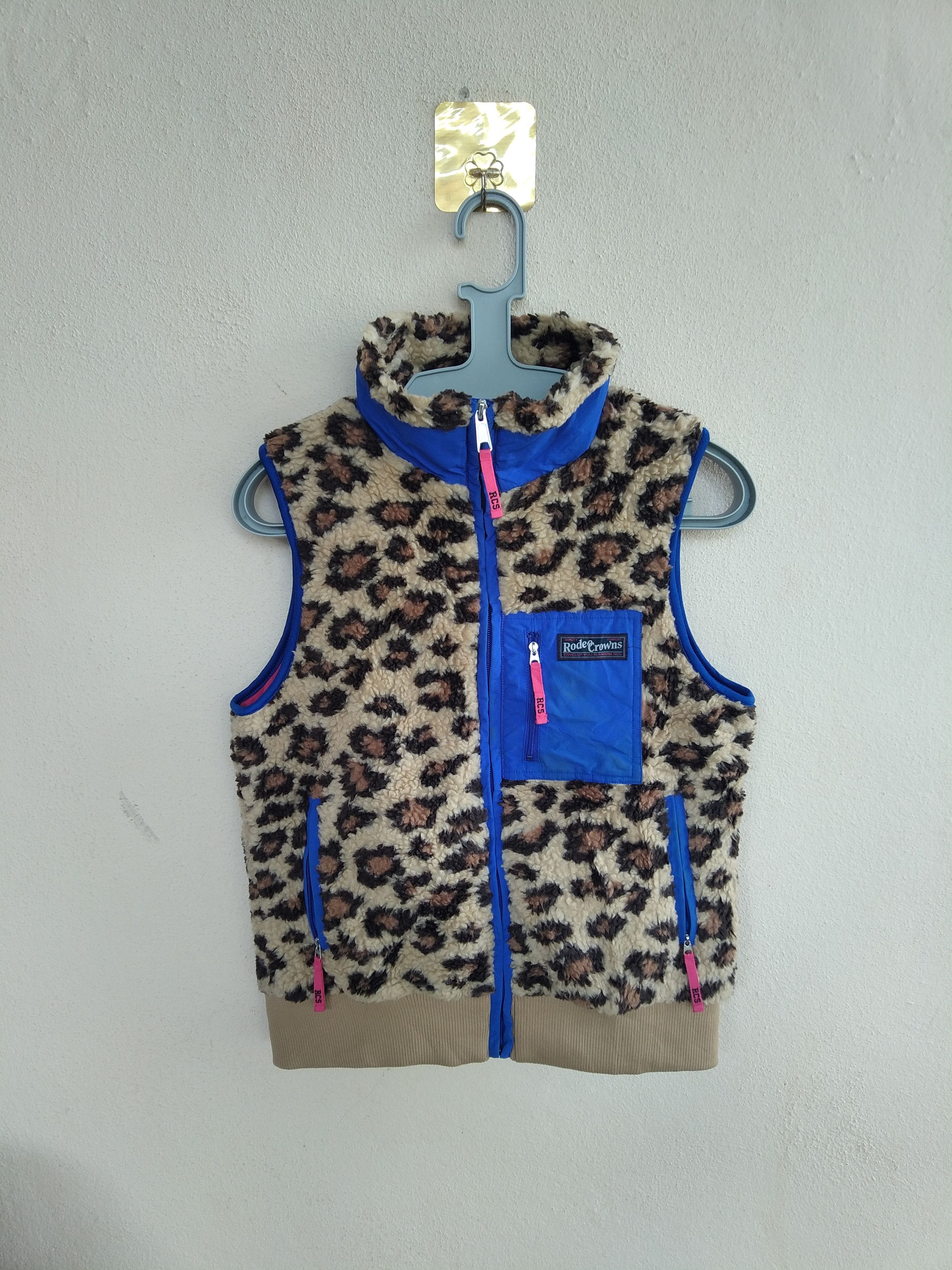 Japanese Brand Rodeo Crowns Multicolour Fleece Vest Full Zipper Size US S / EU 44-46 / 1 - 1 Thumbnail