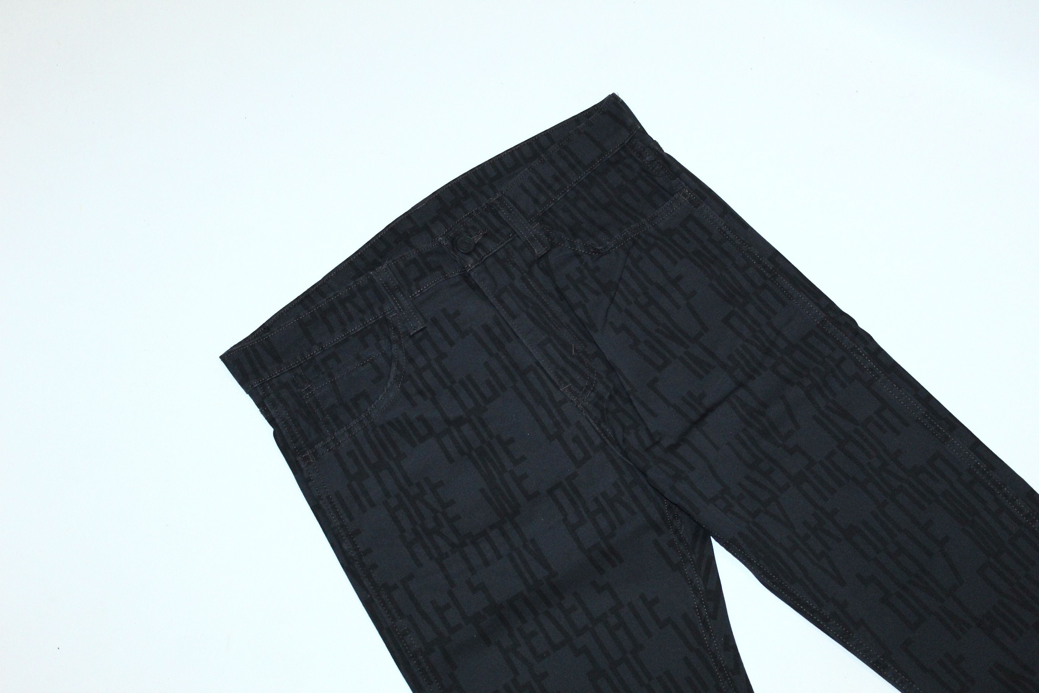 Levi's Levi's 510 Slim Fit Monogram Black Denim Tapered Jeans Size US 32 / EU 48 - 4 Thumbnail