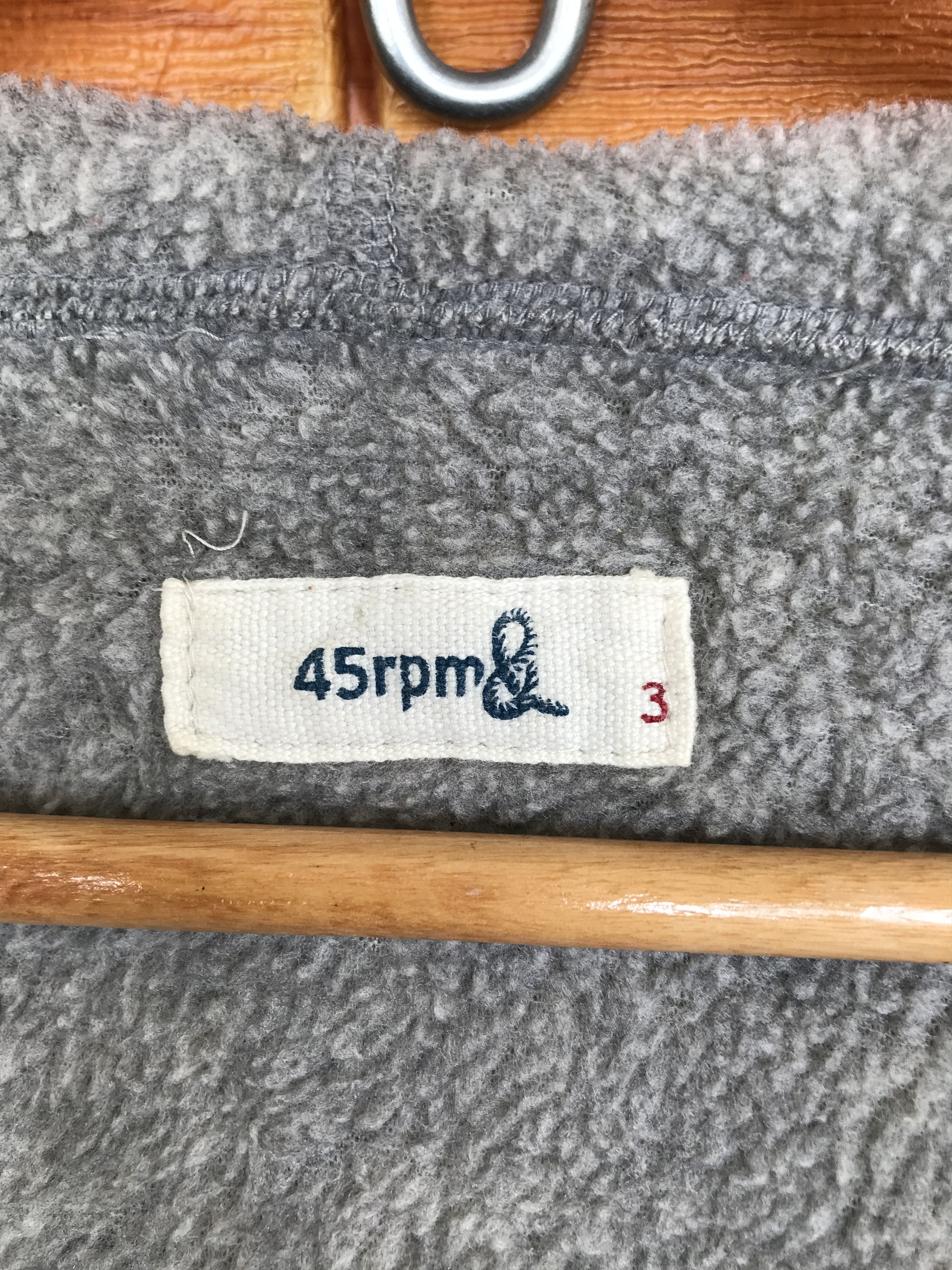 45rpm Vintage 90s 45RPM Reversible Hoodie Jacket Size US L / EU 52-54 / 3 - 12 Thumbnail