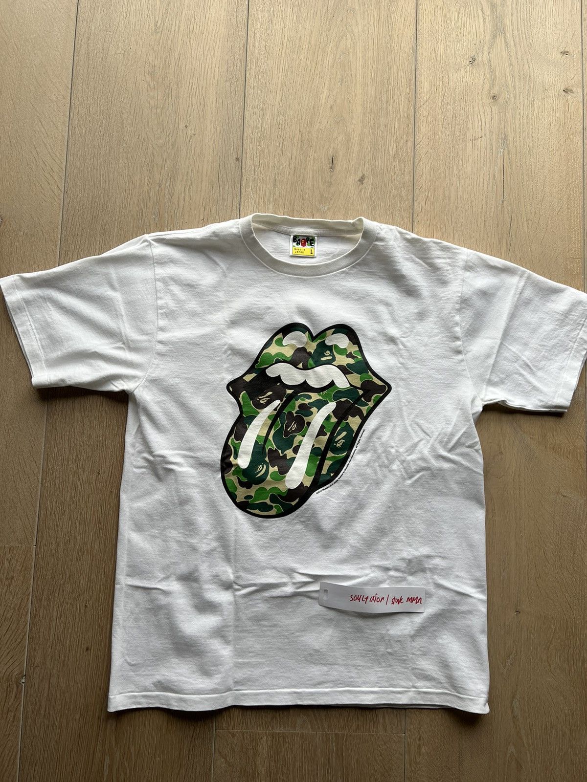 Bape Rolling Stones Tee | Grailed