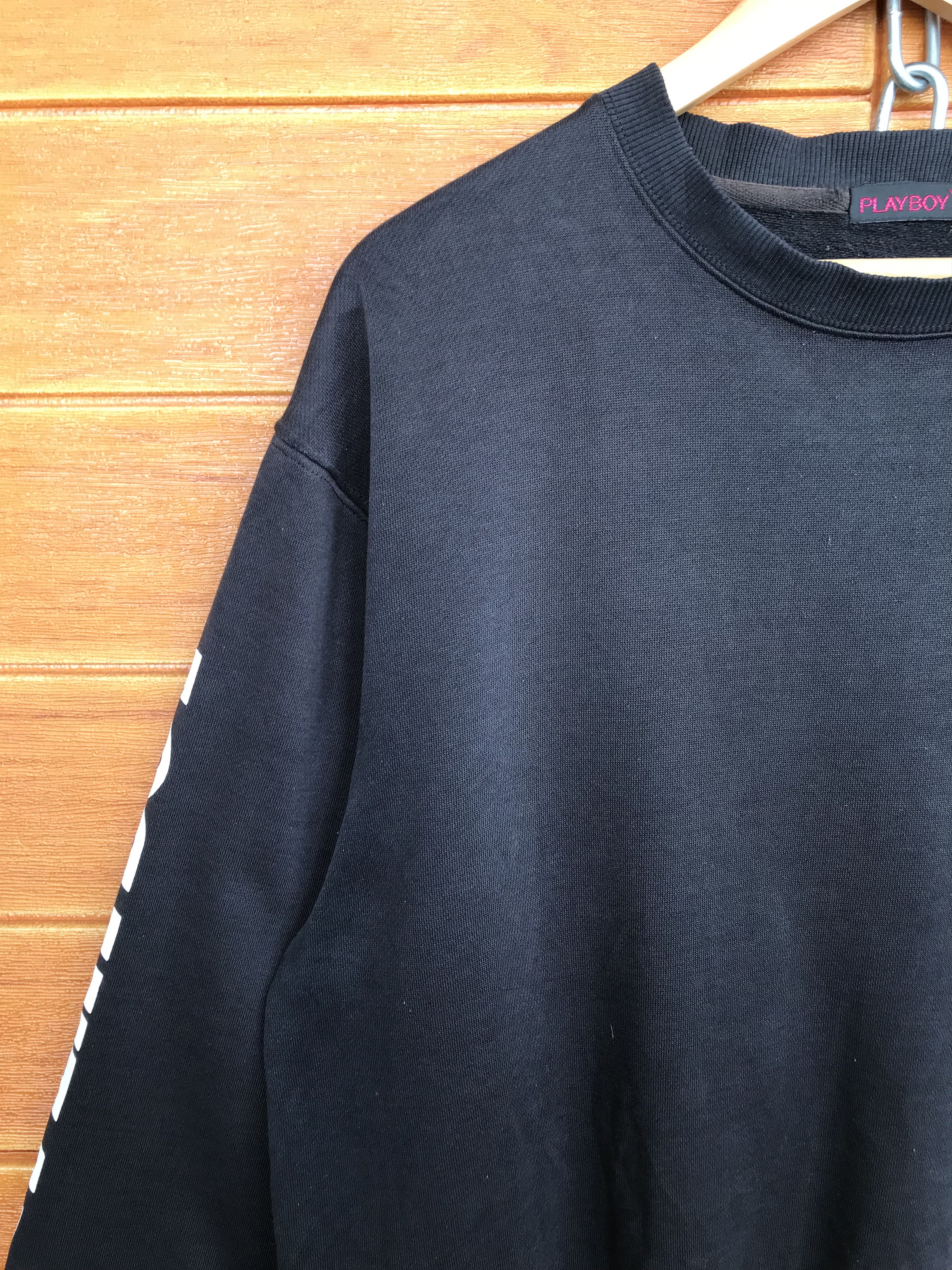 Playboy × Vintage Vintage 90s PLAYBOY Embroidered Logo Sweatshirt Size US XL / EU 56 / 4 - 3 Thumbnail