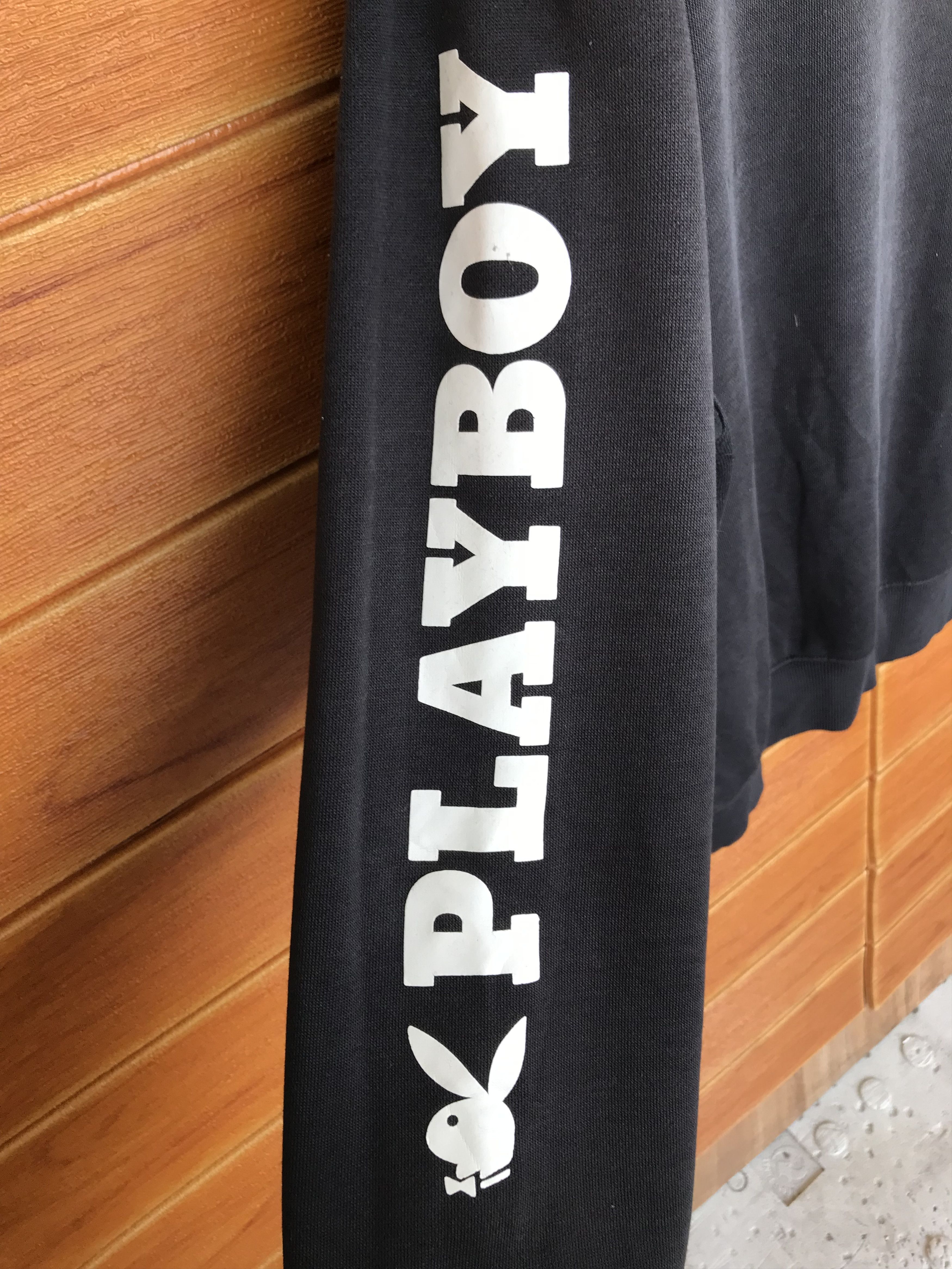 Playboy × Vintage Vintage 90s PLAYBOY Embroidered Logo Sweatshirt Size US XL / EU 56 / 4 - 8 Thumbnail