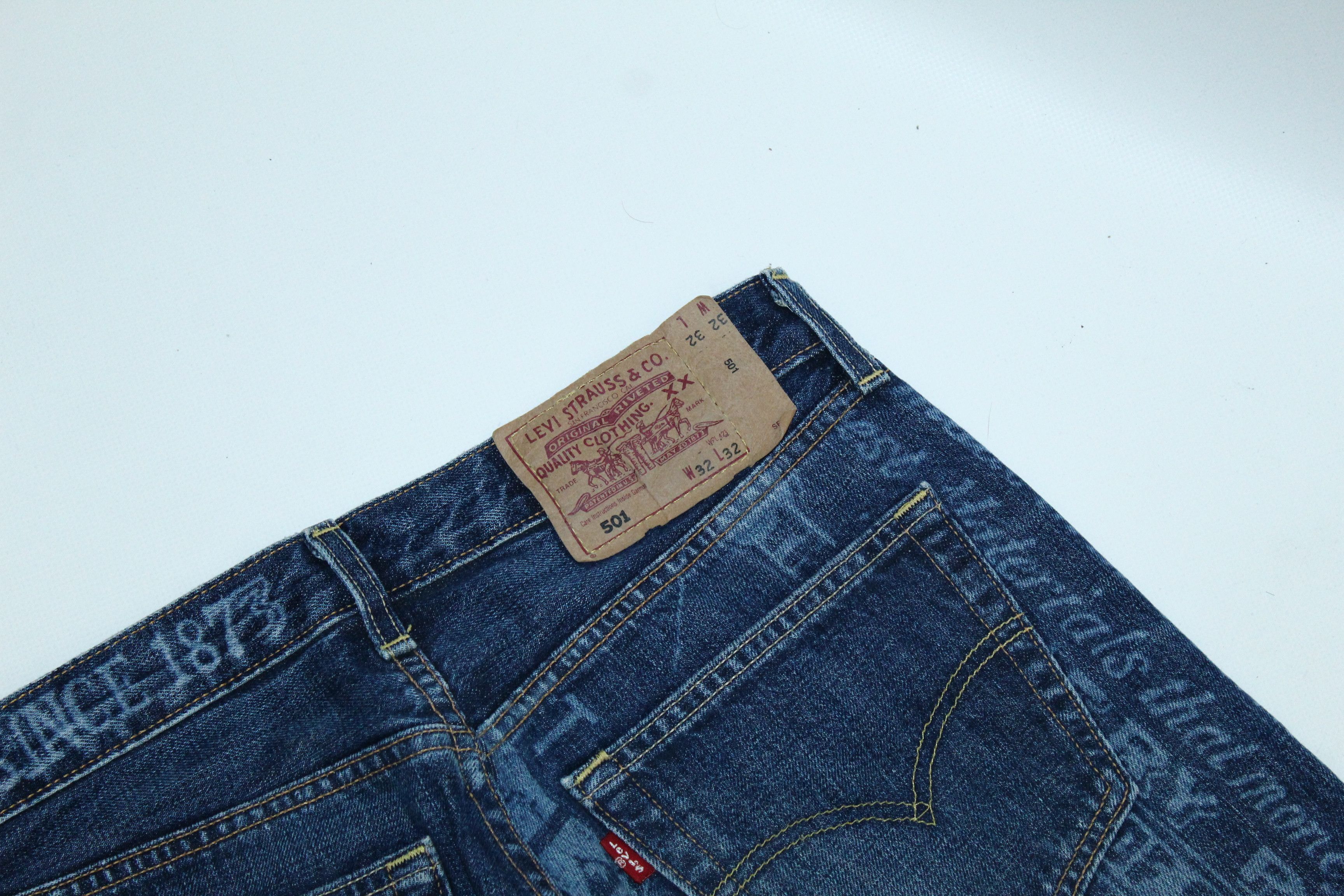Levi's Levi's 501 (0180) 130th Anniversary/Limited Edition Jeans Size US 32 / EU 48 - 8 Thumbnail