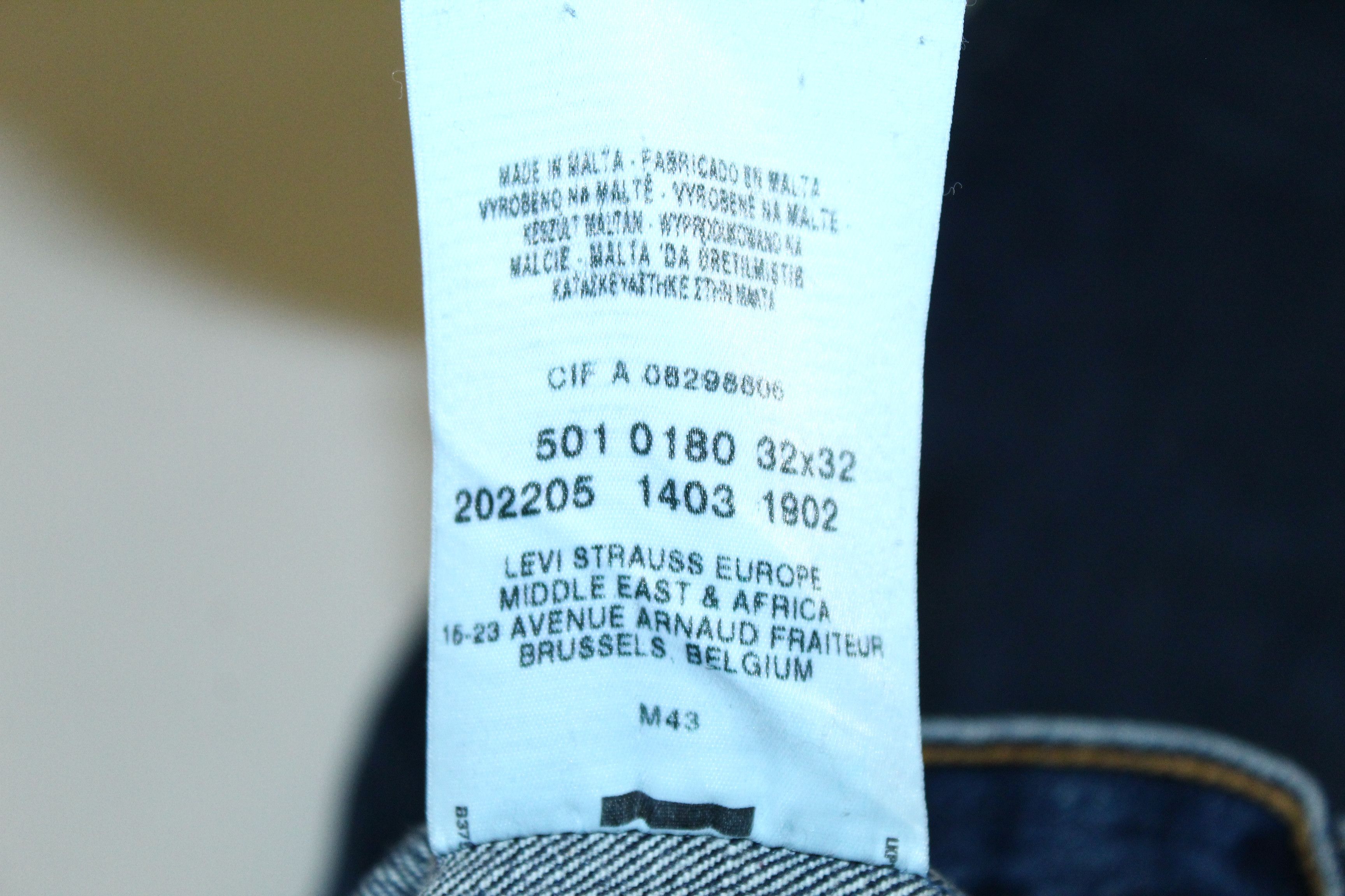 Levi's Levi's 501 (0180) 130th Anniversary/Limited Edition Jeans Size US 32 / EU 48 - 5 Thumbnail