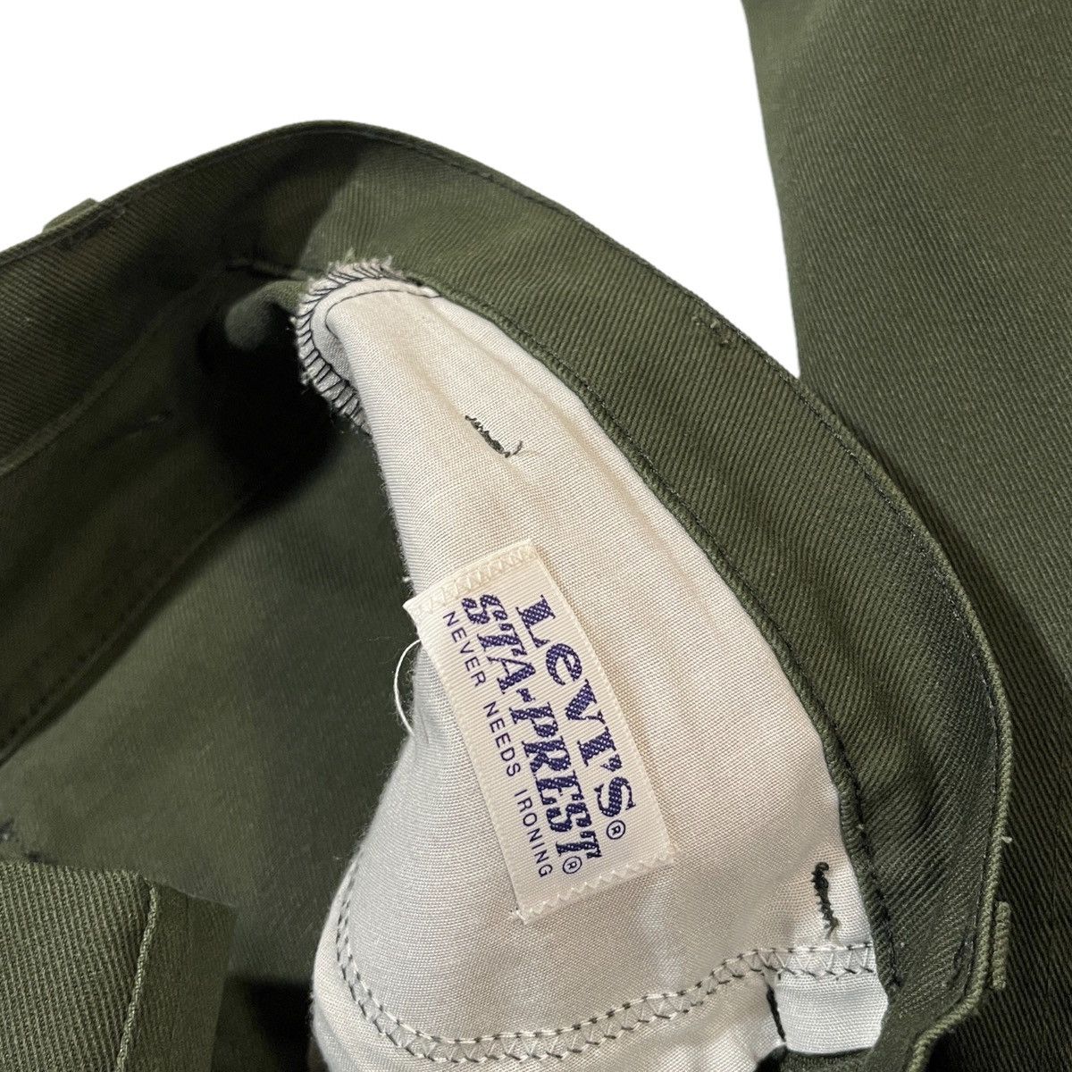 Levi's × Vintage 80s Levi’s Sta Press Pants Size US 36 / EU 52 - 2 Thumbnail