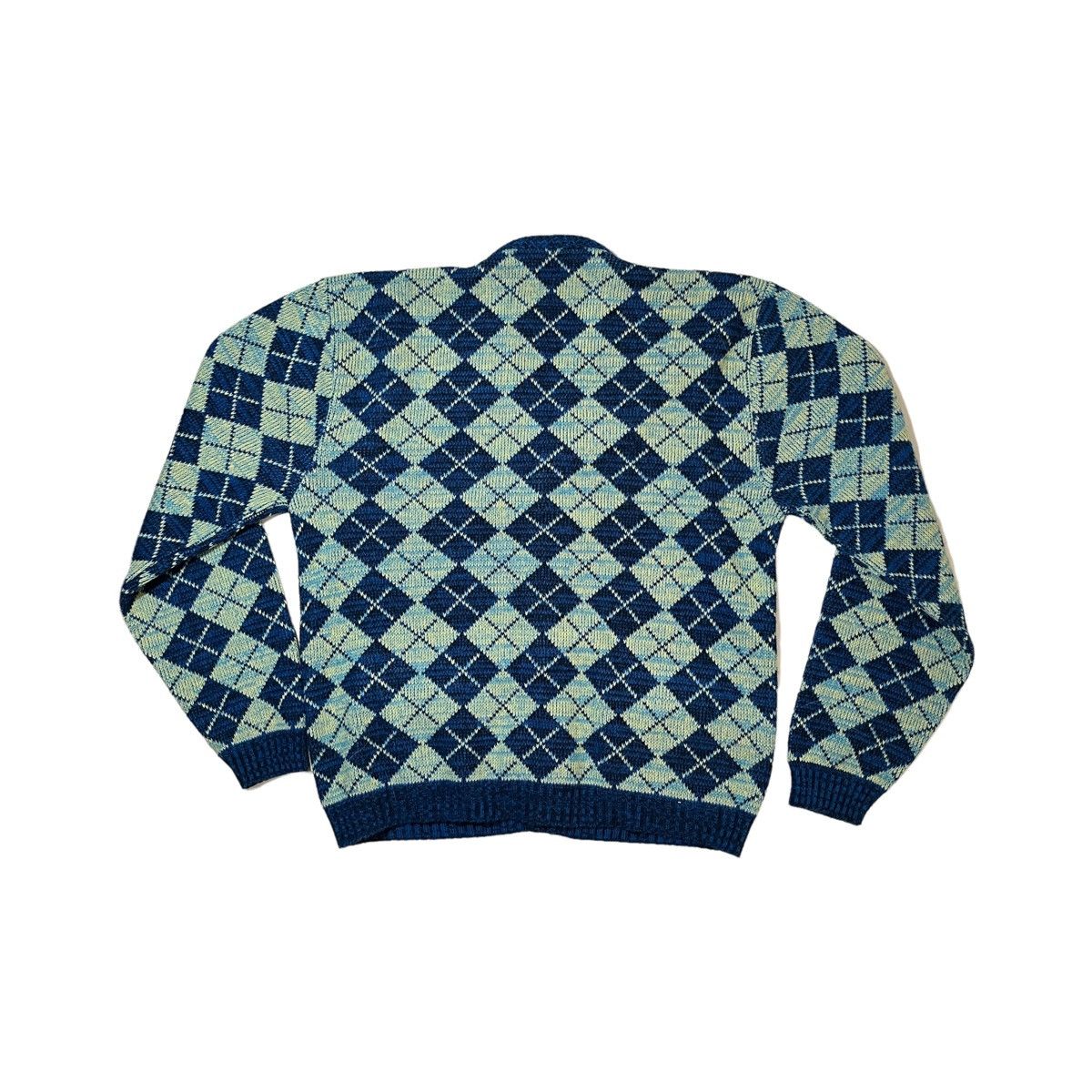 Arrow × Vintage Vintage Arrow Blue Toned Plaid Cardigan Size US L / EU 52-54 / 3 - 3 Thumbnail