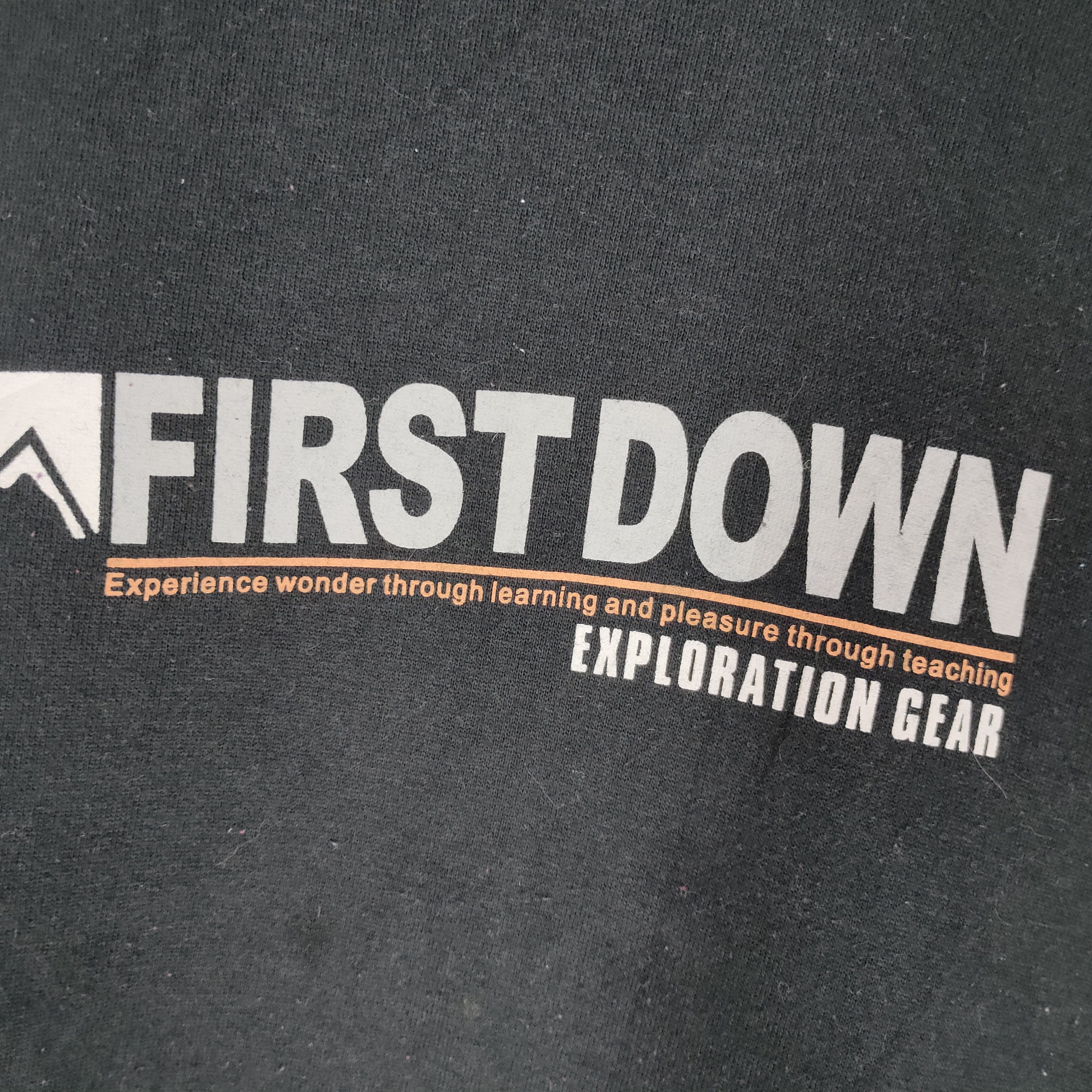 Sports Specialties Vintage FIRST DOWN Big Logo Spellout XL size Sweatshirt Size US XL / EU 56 / 4 - 2 Thumbnail
