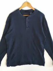 Faded Glory × Japanese Brand FADED GLORY BUTTON NECK STREETWEAR JACKET Size US L / EU 52-54 / 3 - 1 Thumbnail