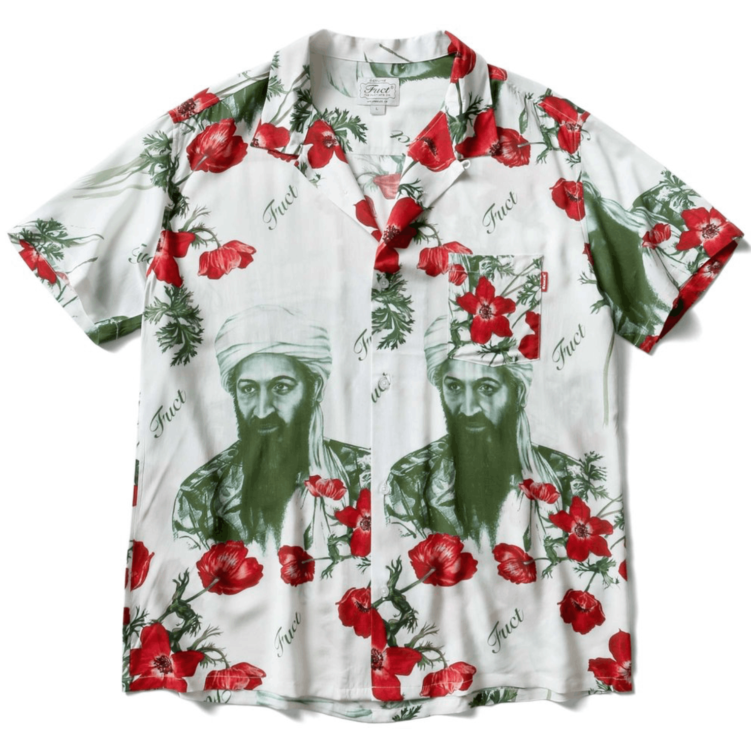 Fuct Fuct War on Drugs Aloha Shirt Osama Bin Laden | Grailed