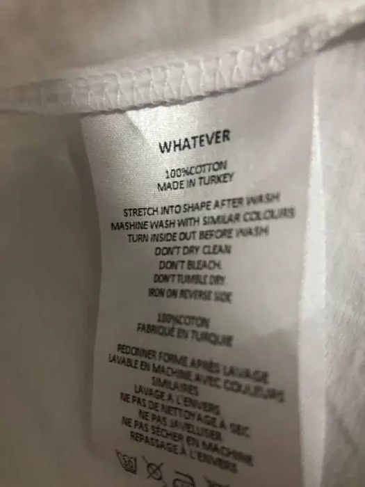 Soulland Soulland Whatever White T-shirt Size: M/ Small Faulty Size US M / EU 48-50 / 2 - 9 Thumbnail