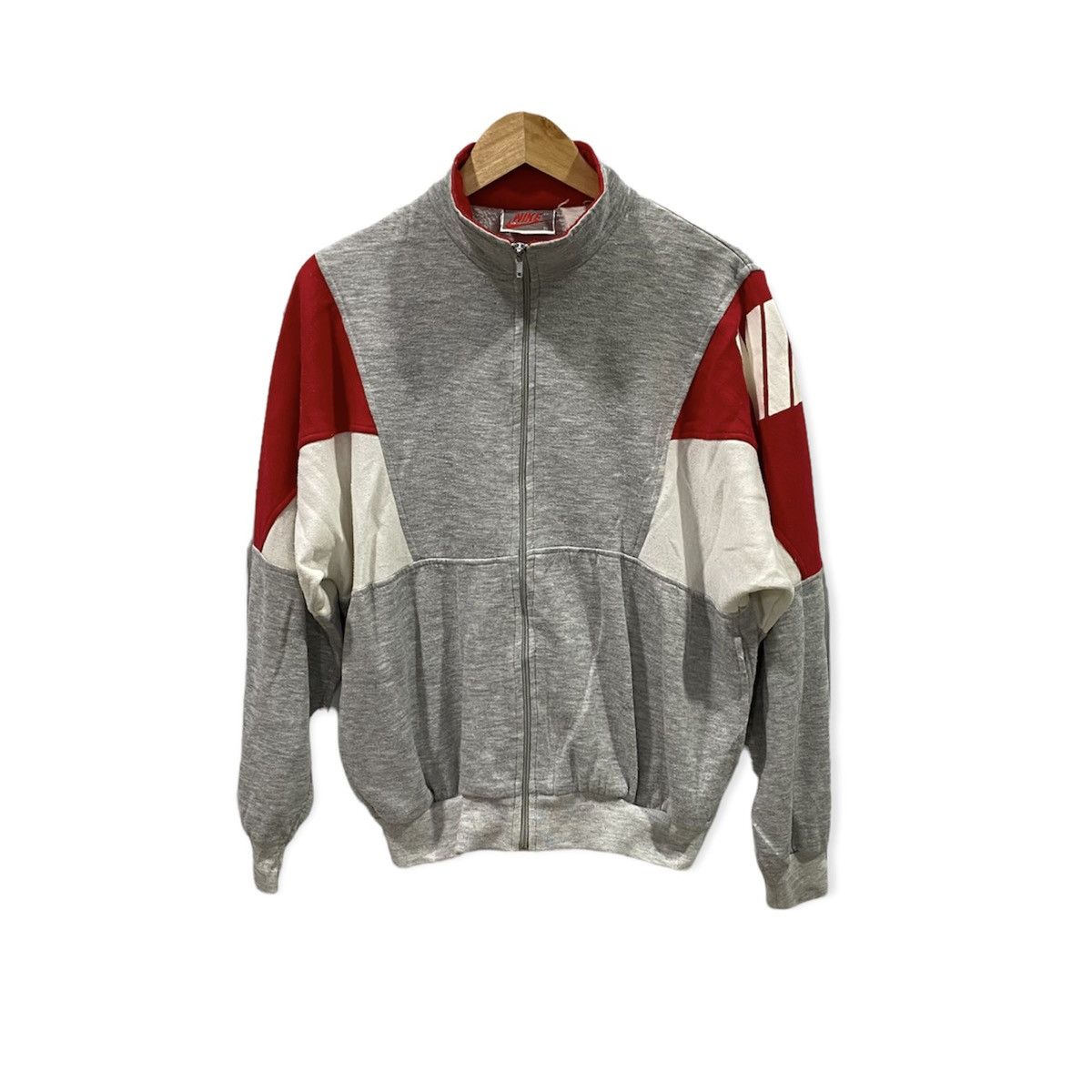 Nike × Vintage Vintage nike grey tag spell out late 80’s Size US M / EU 48-50 / 2 - 1 Thumbnail