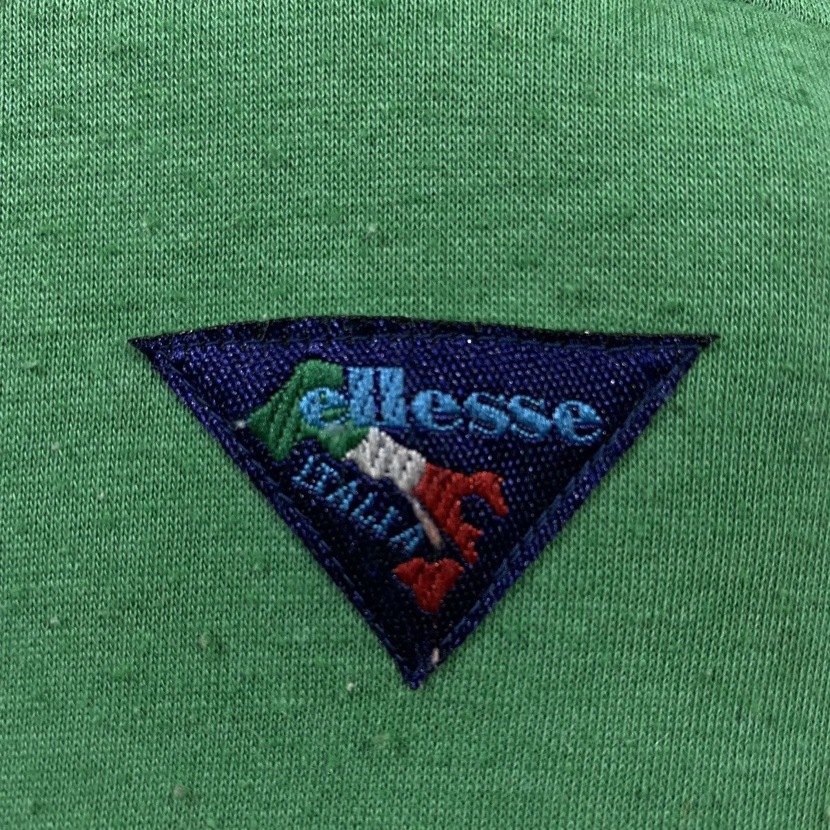 Ellesse Vintage ellesse sweater 80's Green colour Size US M / EU 48-50 / 2 - 3 Thumbnail
