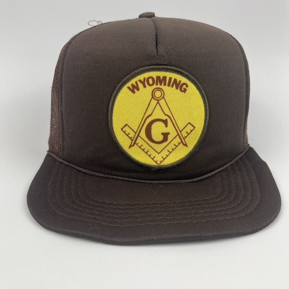 Vintage Vintage freemason tracker hat Size ONE SIZE - 1 Thumbnail
