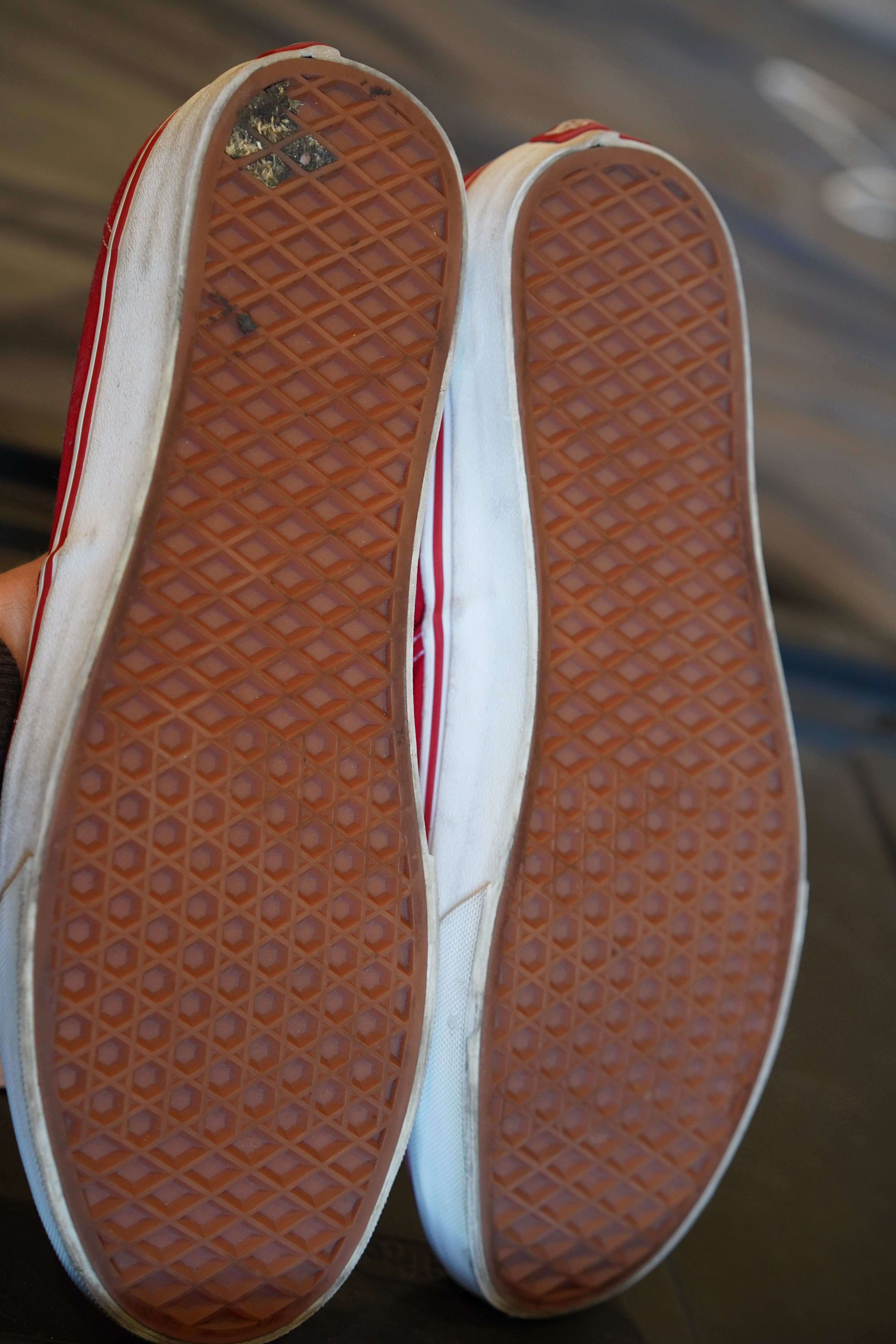 Vans Vans Authentic Blue and Red (Two Pairs) Size US 11.5 / EU 44-45 - 8 Thumbnail