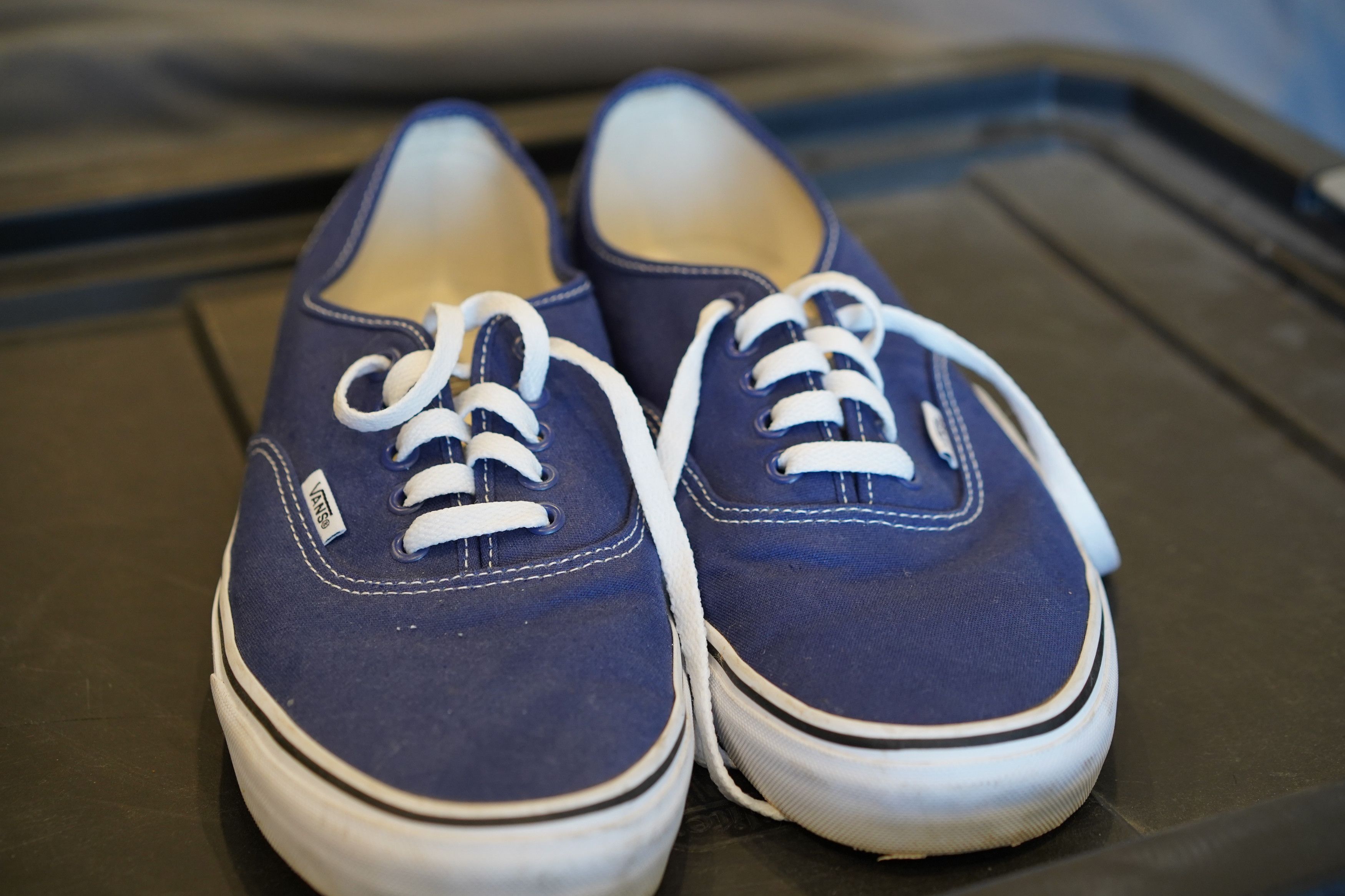 Vans Vans Authentic Blue and Red (Two Pairs) Size US 11.5 / EU 44-45 - 2 Thumbnail