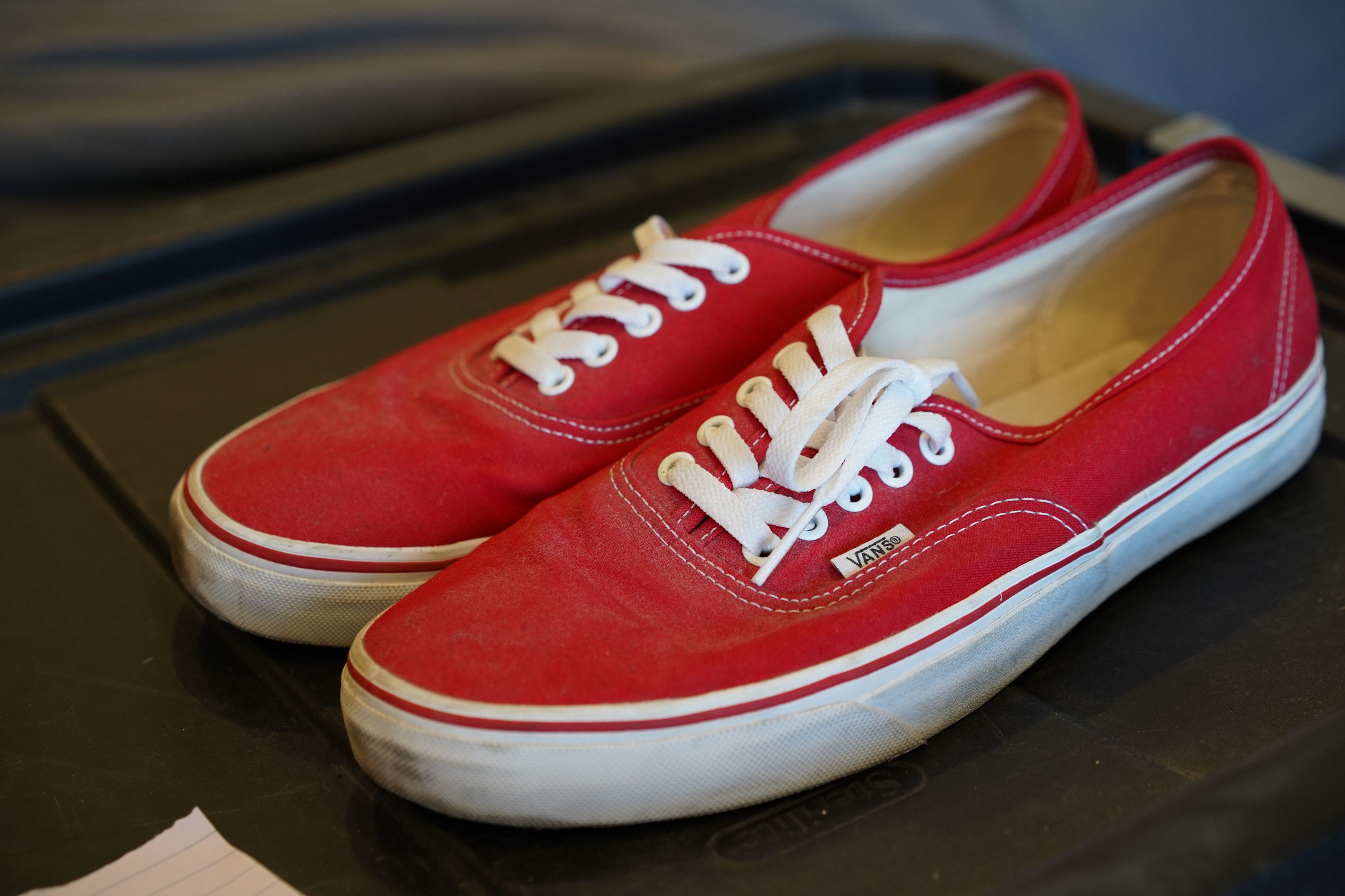 Vans Vans Authentic Blue and Red (Two Pairs) Size US 11.5 / EU 44-45 - 7 Thumbnail