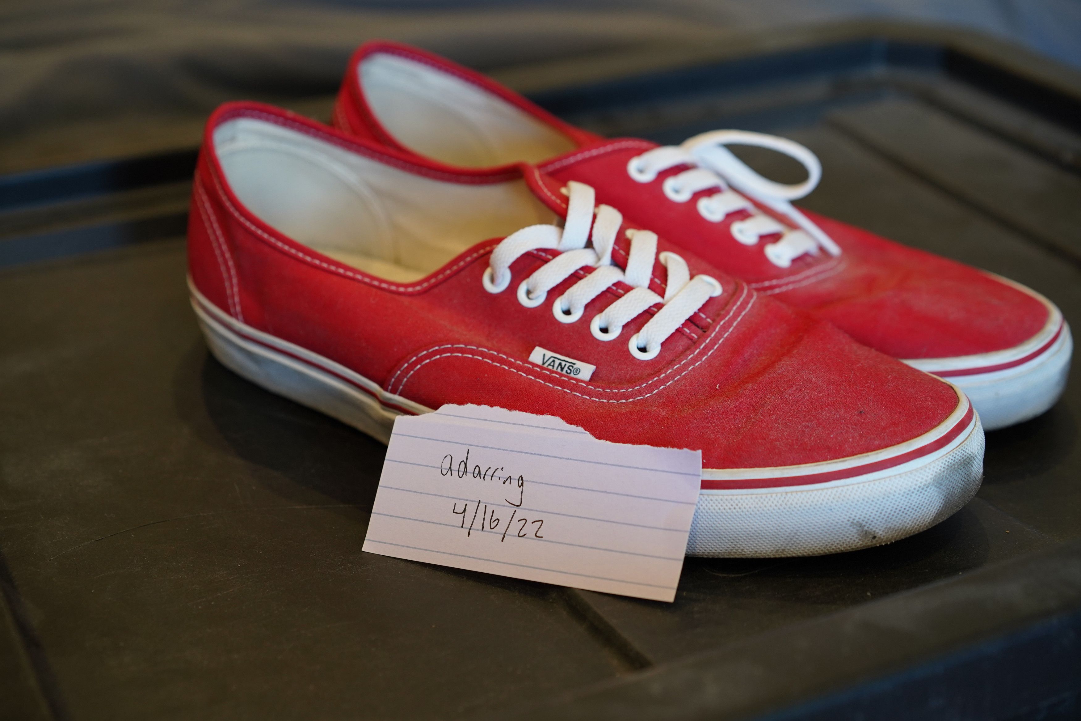 Vans Vans Authentic Blue and Red (Two Pairs) Size US 11.5 / EU 44-45 - 6 Thumbnail