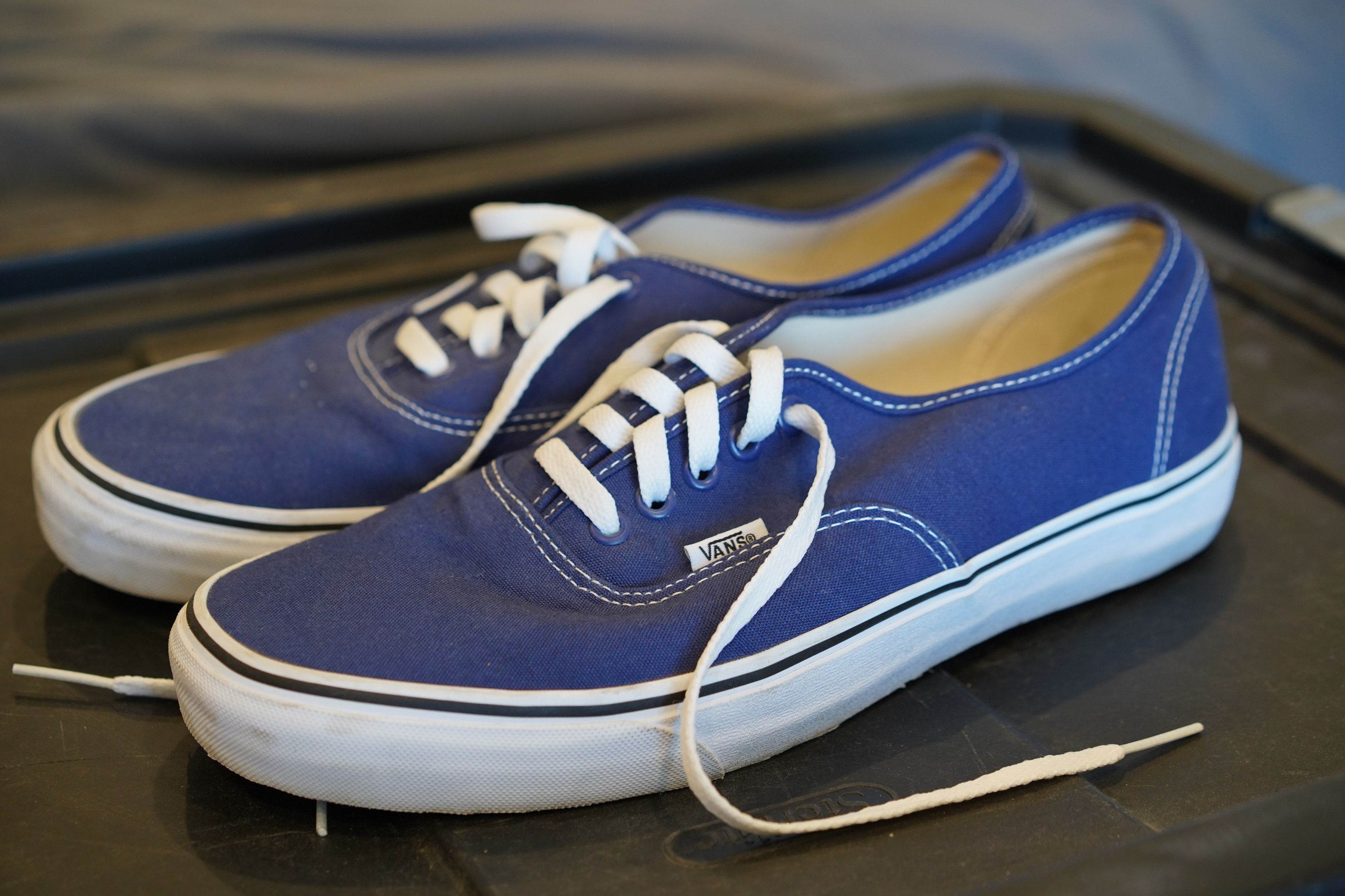 Vans Vans Authentic Blue and Red (Two Pairs) Size US 11.5 / EU 44-45 - 3 Thumbnail