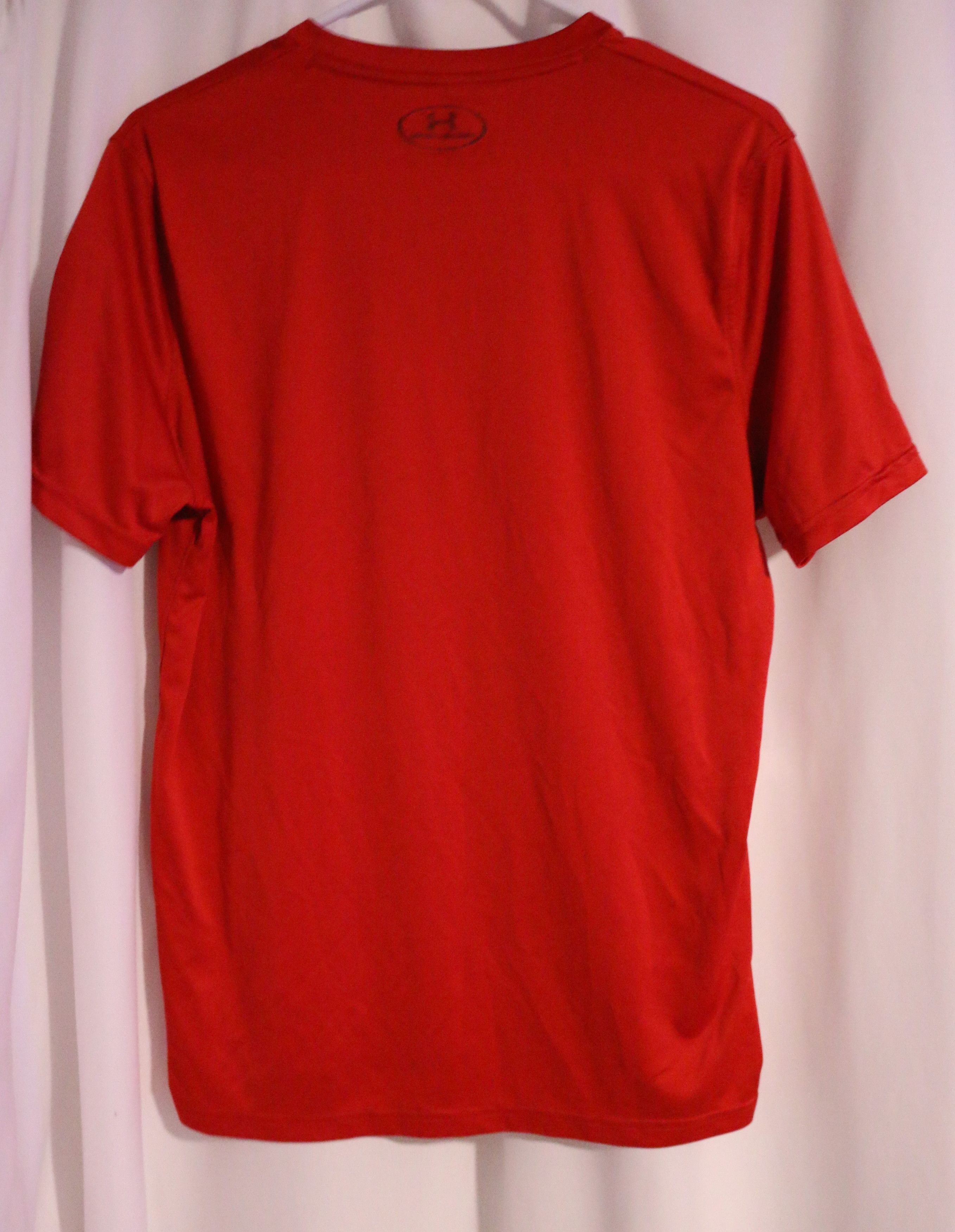 Under Armour Heatgear Red WorkOut Shirt Logo Training Gym Tee UnderArmor Size US M / EU 48-50 / 2 - 5 Thumbnail