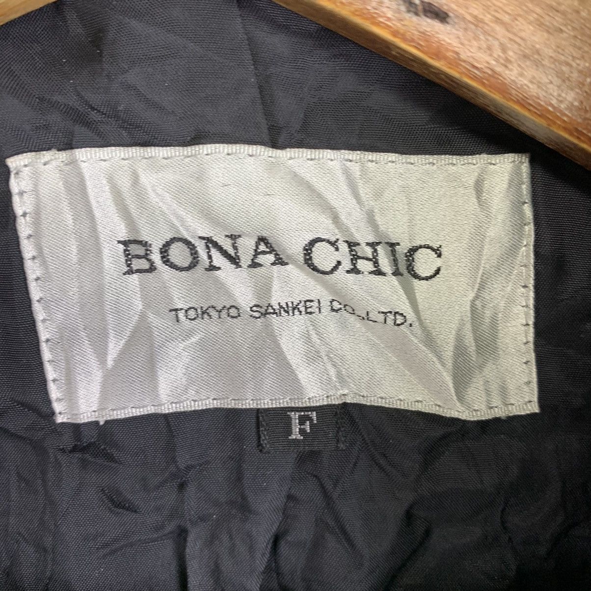 Japanese Brand Bona Chic Knit Long Coat Jacket Size US L / EU 52-54 / 3 - 7 Thumbnail