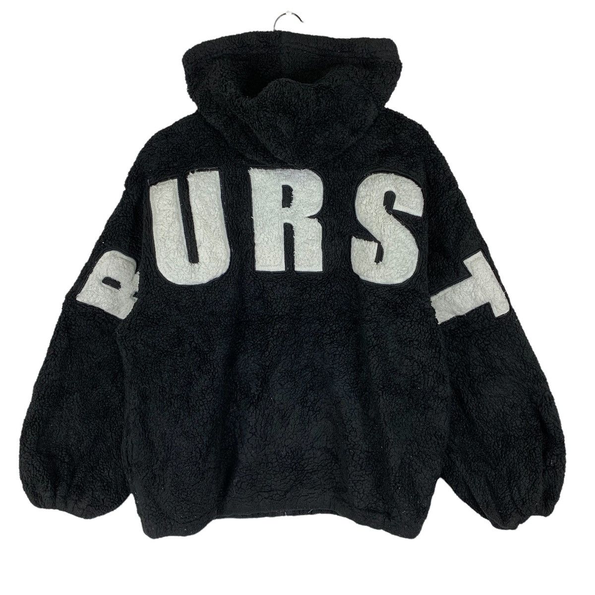 Japanese Brand Vintage 90s Burst Spell Out Hoodie Sweatshirt Size US L / EU 52-54 / 3 - 2 Thumbnail