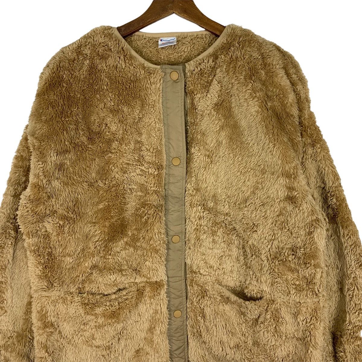 Champion Champion Sherpa Wool Reverse Button Sweatshirt Size US L / EU 52-54 / 3 - 2 Thumbnail