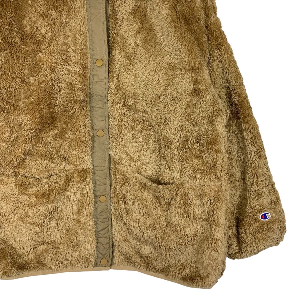 Champion Champion Sherpa Wool Reverse Button Sweatshirt Size US L / EU 52-54 / 3 - 3 Thumbnail