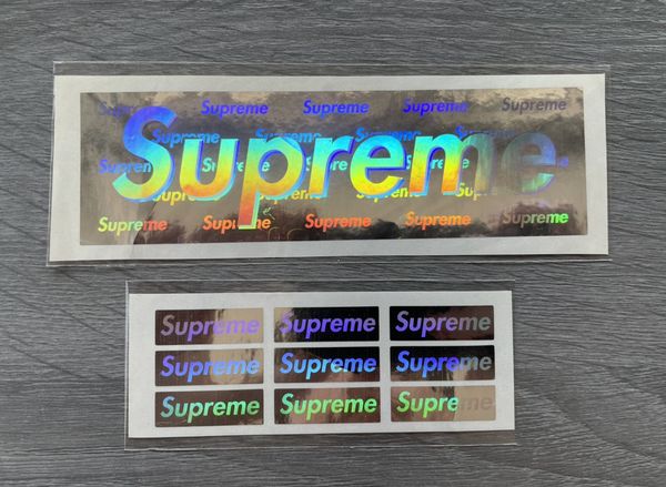 Supreme Supreme Holographic Box Logo, Grailed