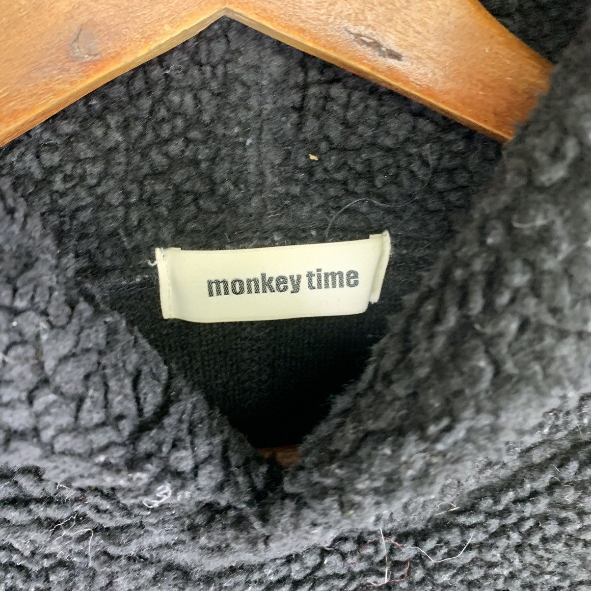 monkey time Vintage Monkey Time Hoodie Sherpa Jacket Size US XL / EU 56 / 4 - 5 Thumbnail