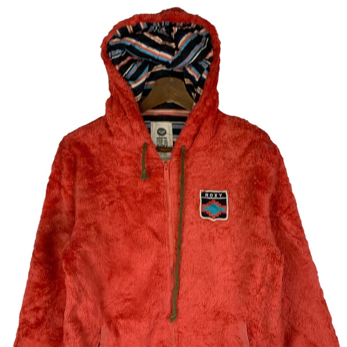 Quiksilver Roxy Quiksilver Surfing Hoodie Sherpa Wool Sweatshirt Size US M / EU 48-50 / 2 - 2 Thumbnail