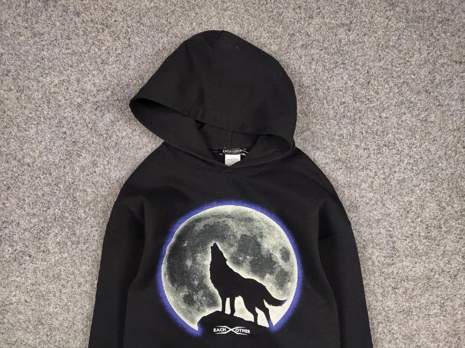 EACH x OTHER Each x Other Black Hoodie Wolf and Moon logo Size US M / EU 48-50 / 2 - 3 Thumbnail