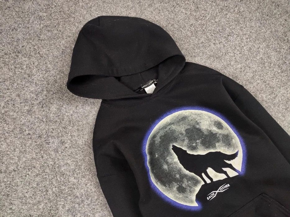 EACH x OTHER Each x Other Black Hoodie Wolf and Moon logo Size US M / EU 48-50 / 2 - 5 Thumbnail