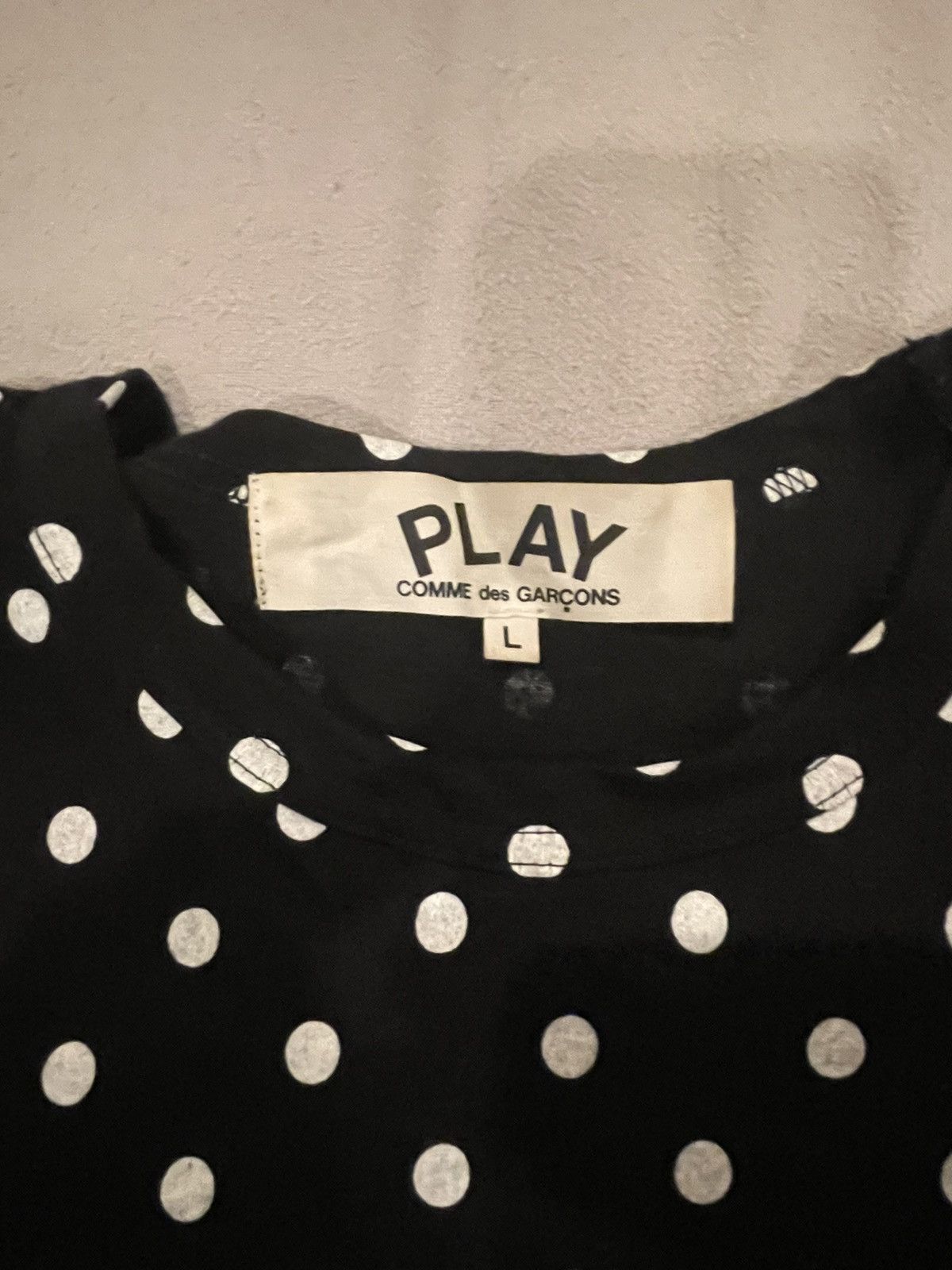 Comme des Garcons CDG The Play L/S Polka Dot hoodie Size US L / EU 52-54 / 3 - 3 Thumbnail