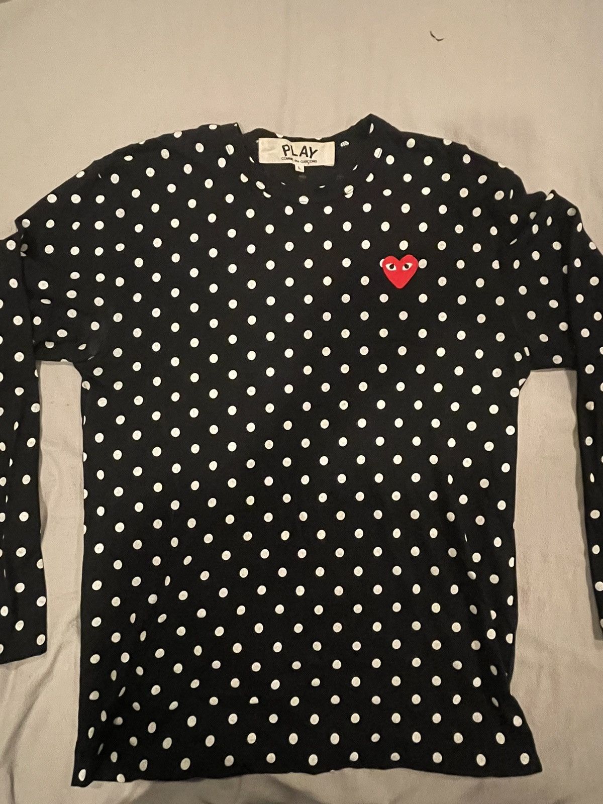 Comme des Garcons CDG The Play L/S Polka Dot hoodie Size US L / EU 52-54 / 3 - 1 Thumbnail