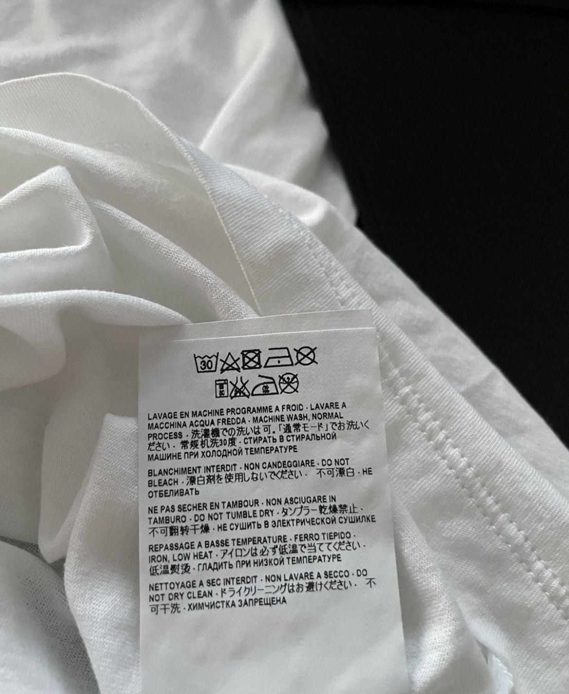 Hedi Slimane × Saint Laurent Paris × Yves Saint Laurent Super Runway Limited Edition Universite White Tee T-shirt Size US L / EU 52-54 / 3 - 5 Thumbnail