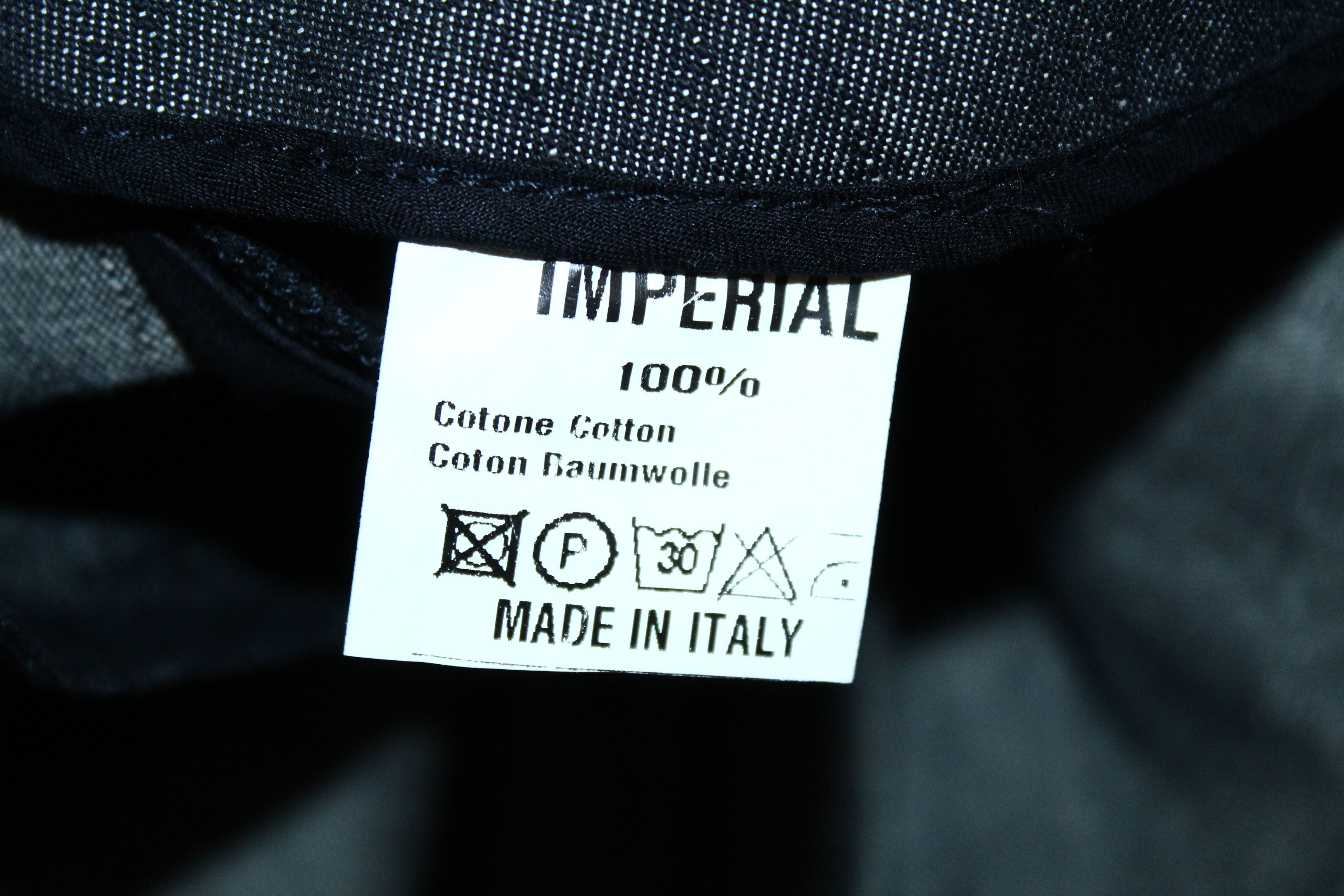 Japanese Brand 💥Imperial Italy Black Raw Denim 14.25oz Biker Jeans Size US 34 / EU 50 - 7 Thumbnail