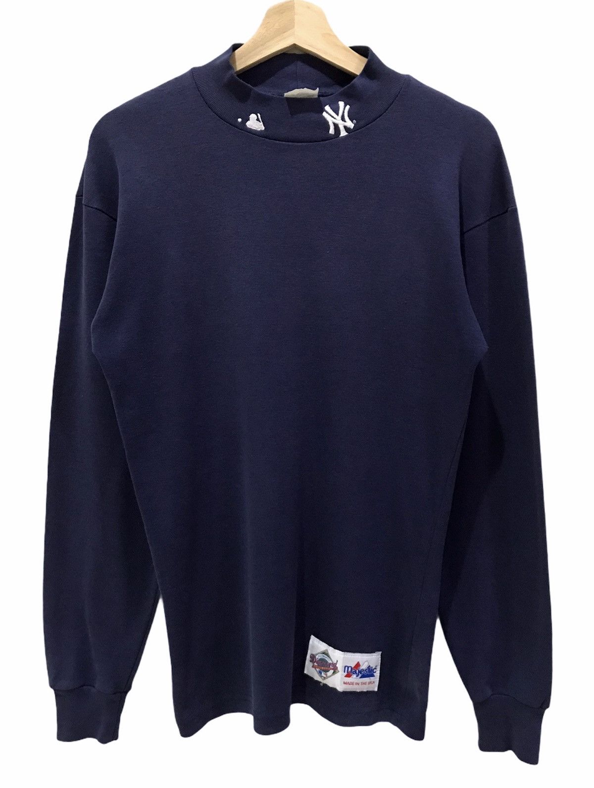 Majestic × New York Yankees Vintage Majestic Faded New York Yankees Sweatshirt USA Size US M / EU 48-50 / 2 - 1 Thumbnail