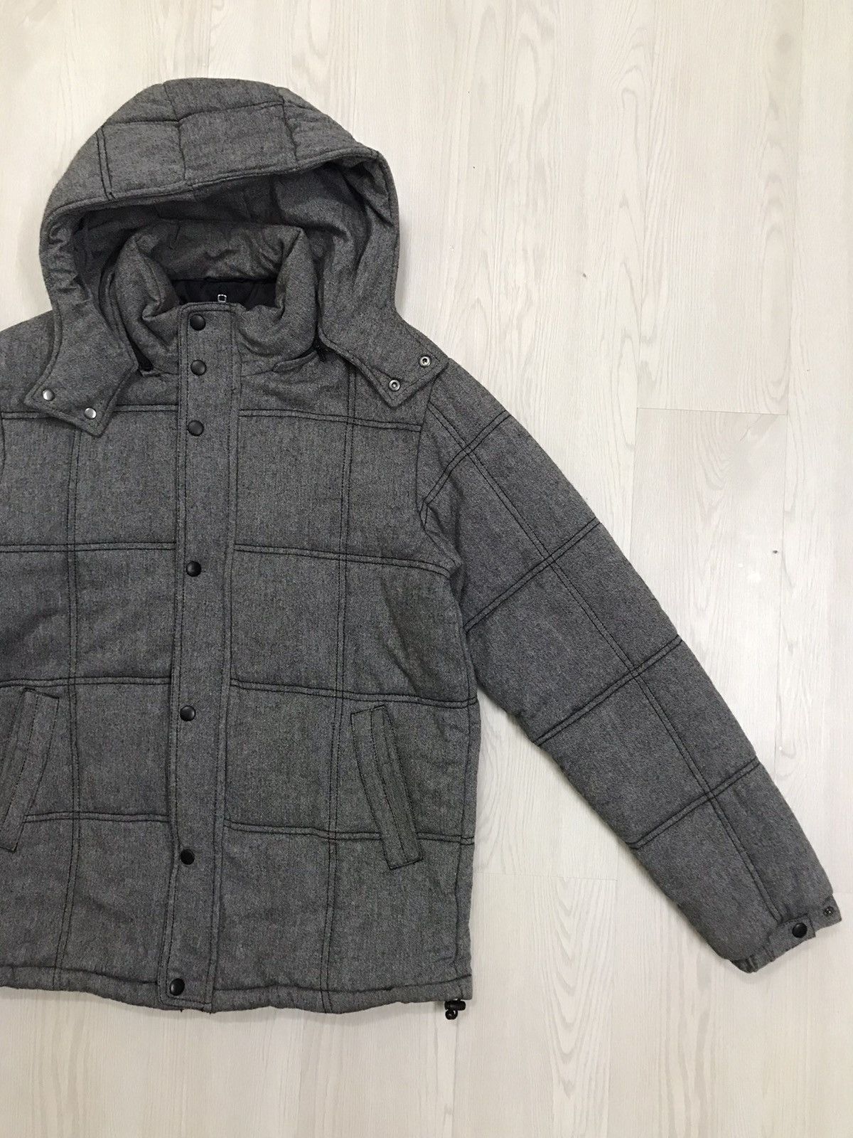 Final Home × Issey Miyake A.V.V Homme Puffer Jacket Rayon Hoodie Puffer Size US M / EU 48-50 / 2 - 6 Thumbnail