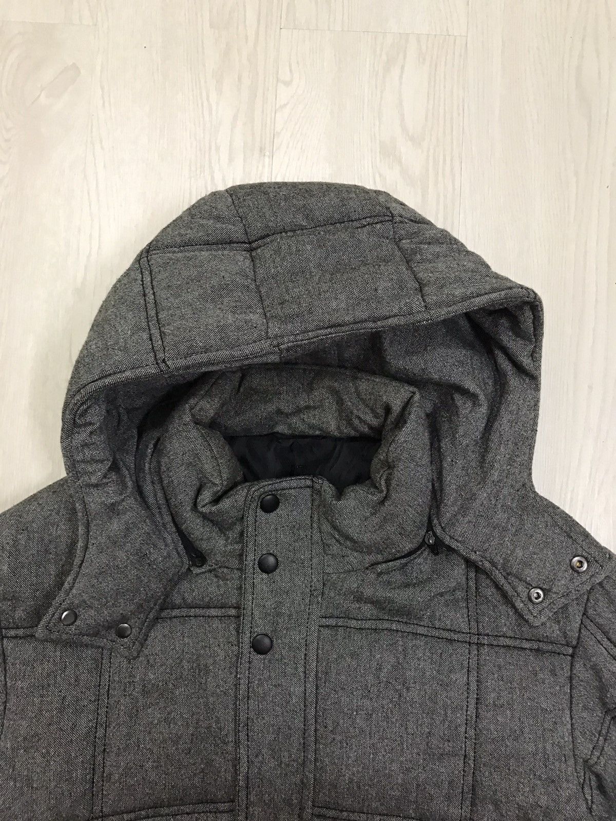 Final Home × Issey Miyake A.V.V Homme Puffer Jacket Rayon Hoodie Puffer Size US M / EU 48-50 / 2 - 11 Thumbnail
