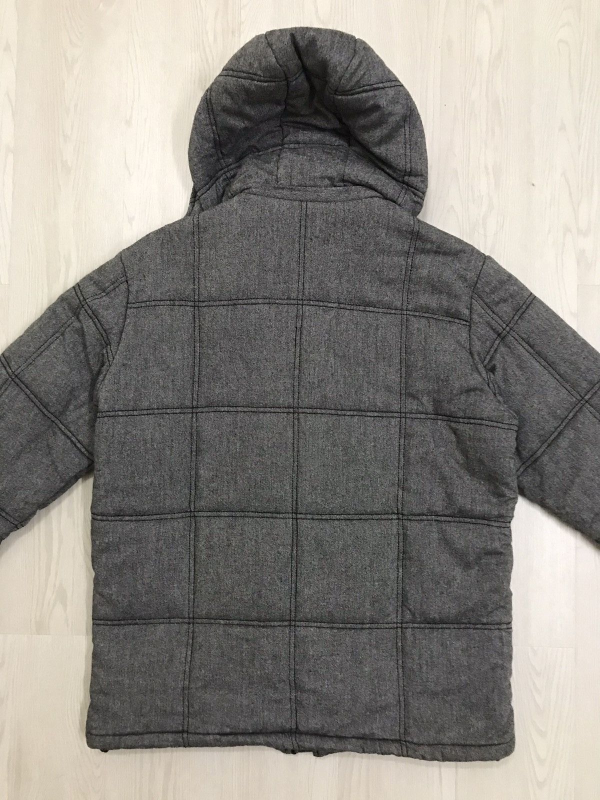 Final Home × Issey Miyake A.V.V Homme Puffer Jacket Rayon Hoodie Puffer Size US M / EU 48-50 / 2 - 8 Thumbnail